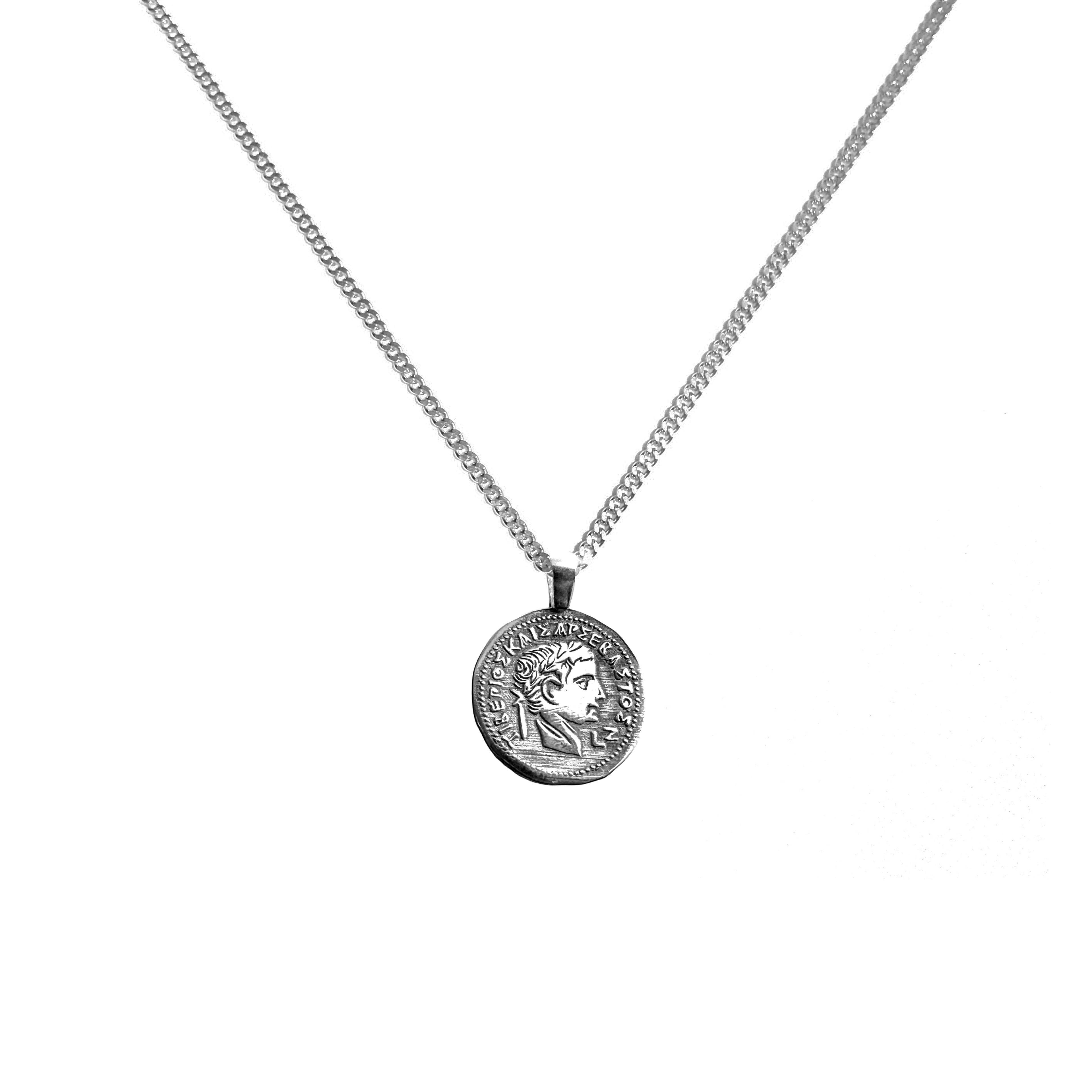 925 Ayar Gümüş - Ancient Coin Kolye