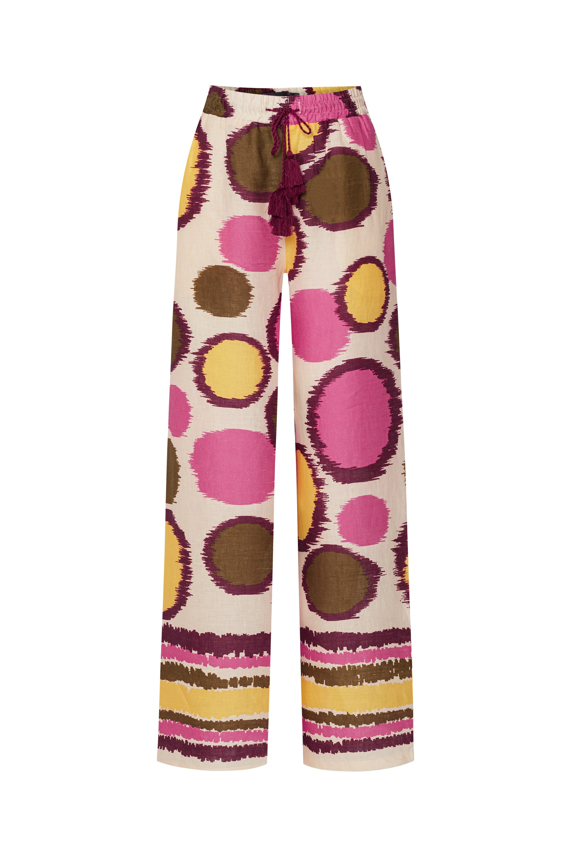 Colorful Polka Dot Summer Pants