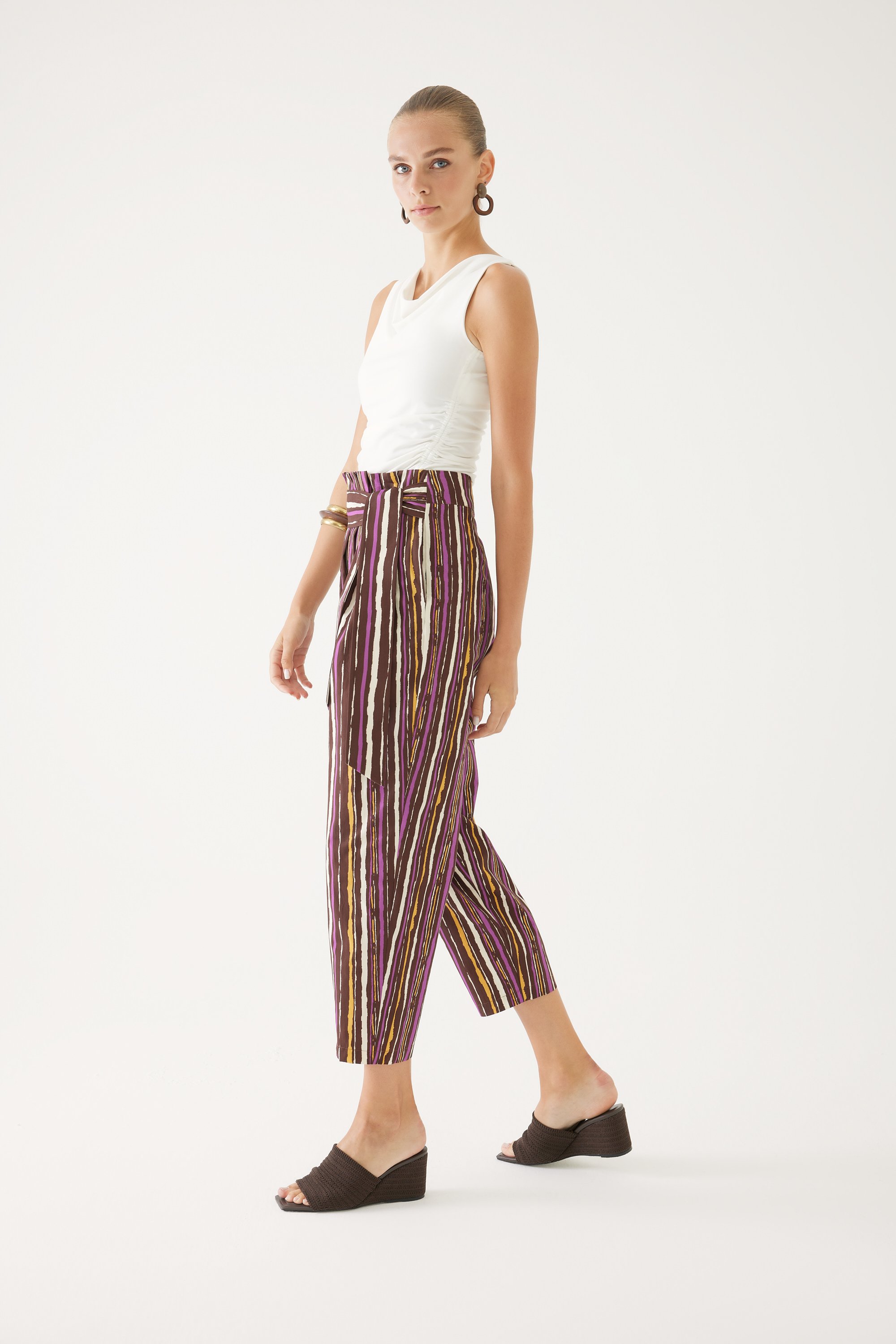 Purple Ethnic Trousers