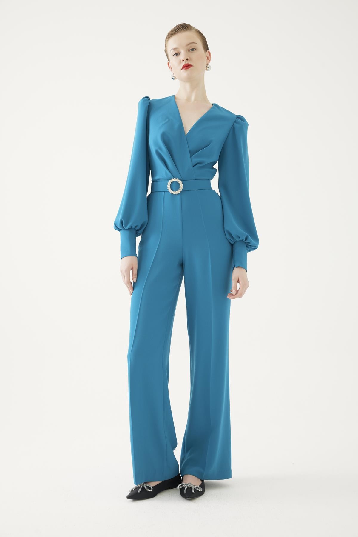 Belt Detailed Jumpsuit