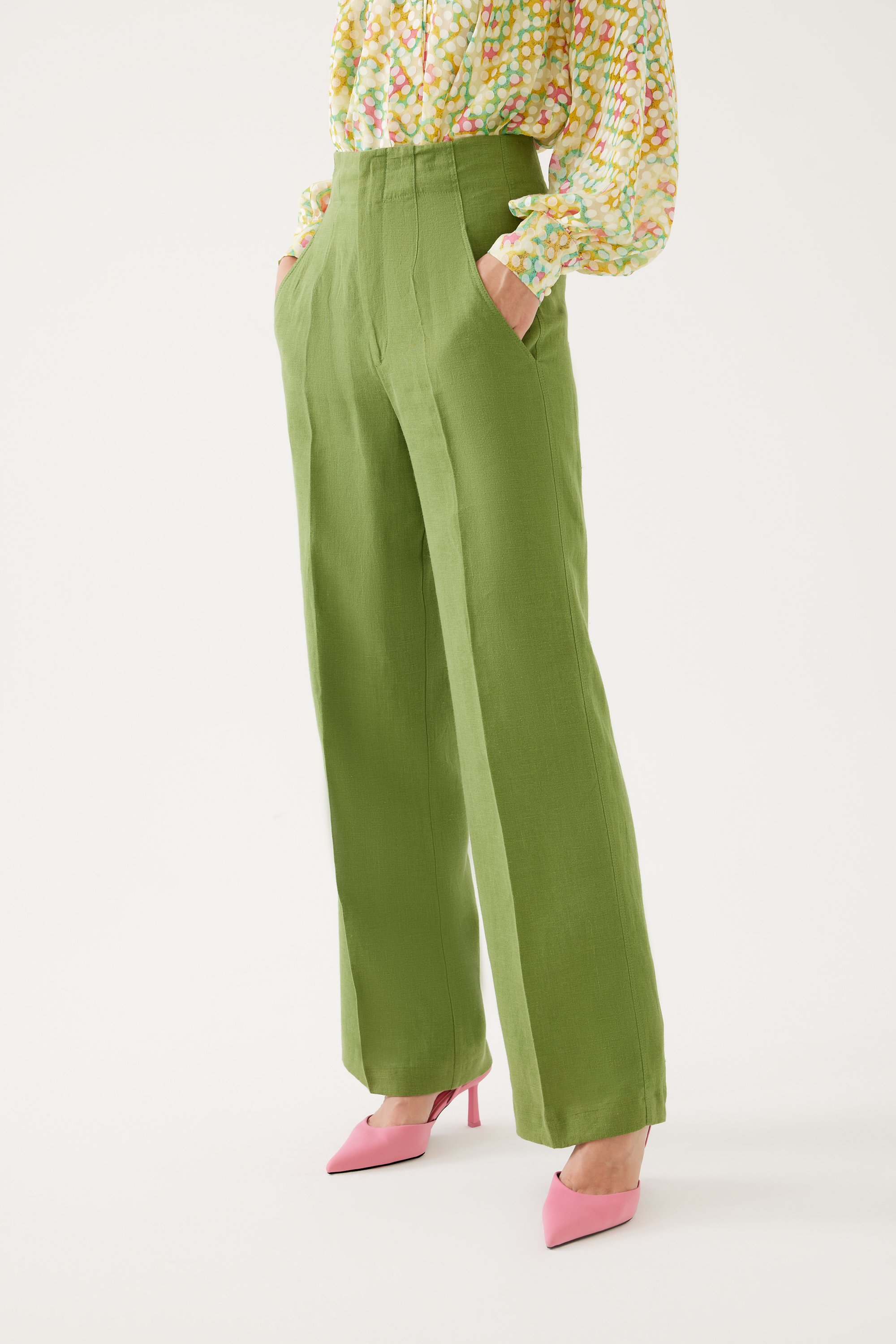 Light Green Vintage Pants