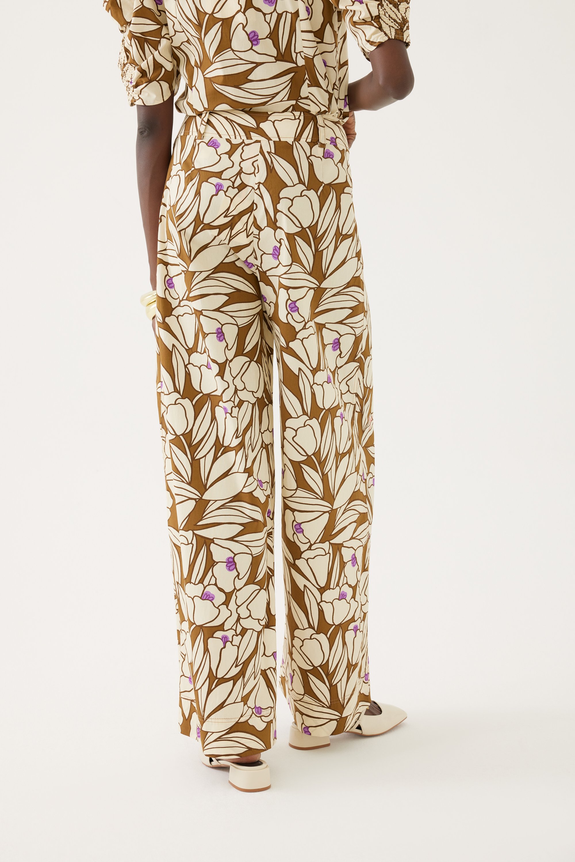 Flower Patterned Trousers