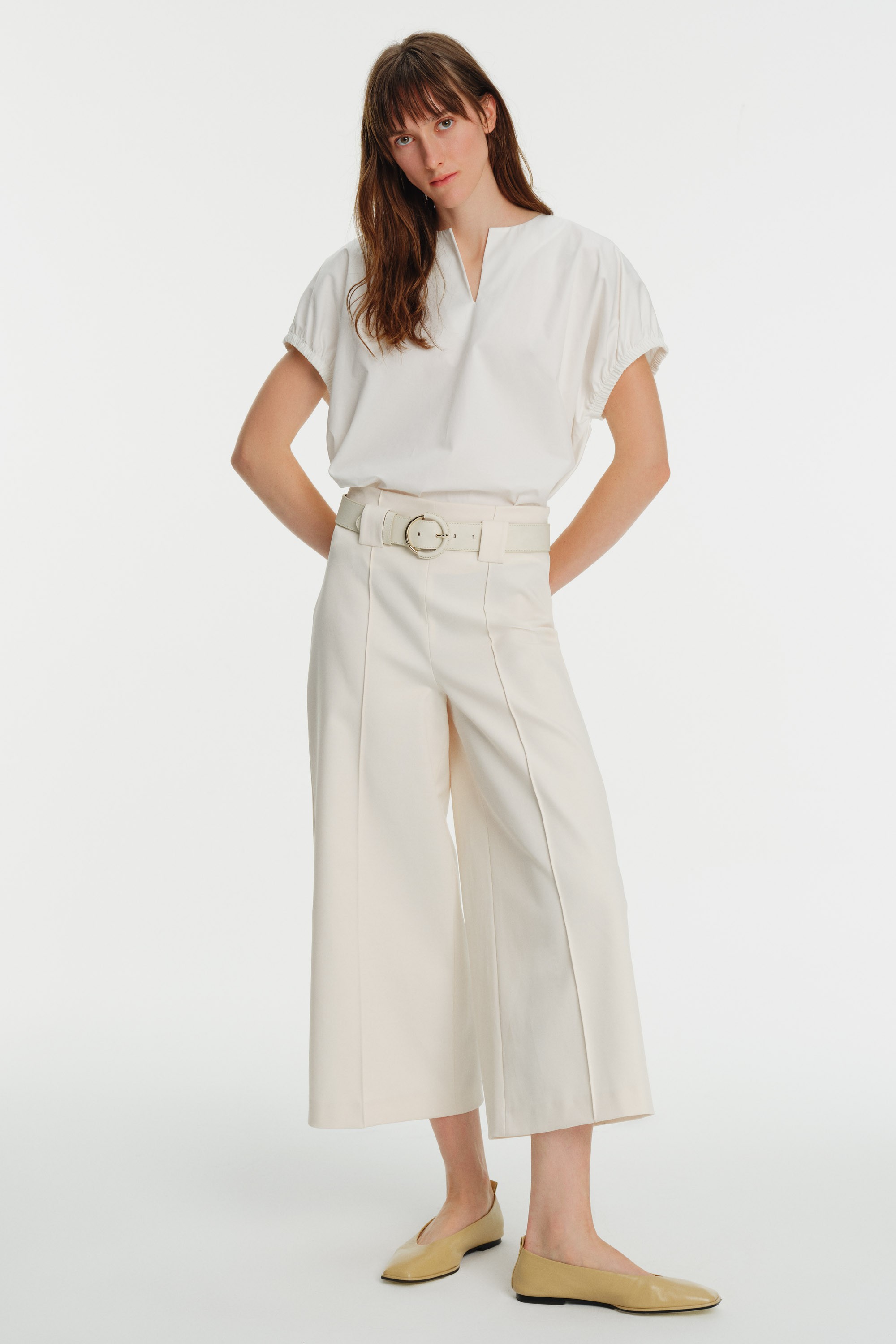 Belted Palazzo Pants