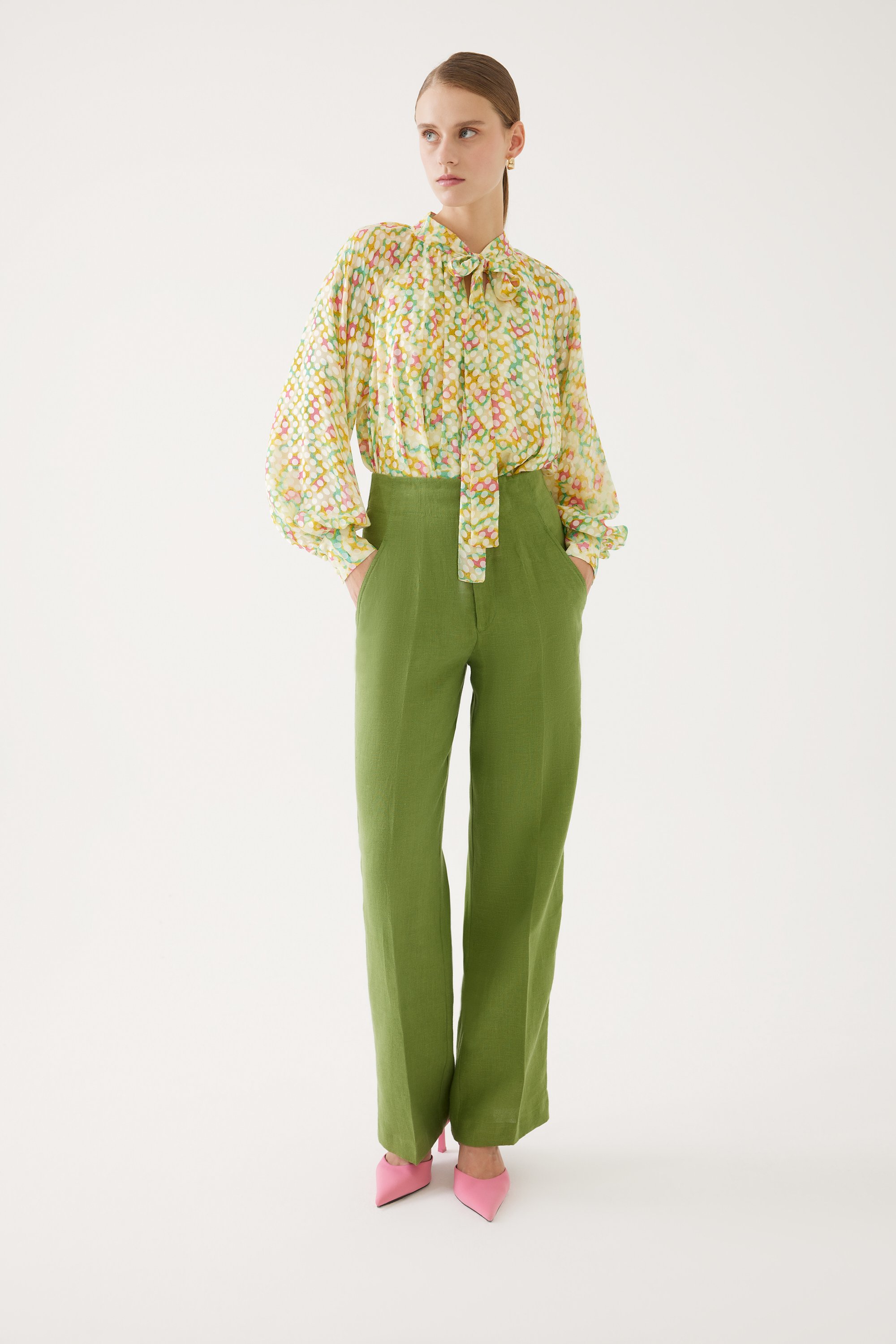 Light Green Vintage Pants