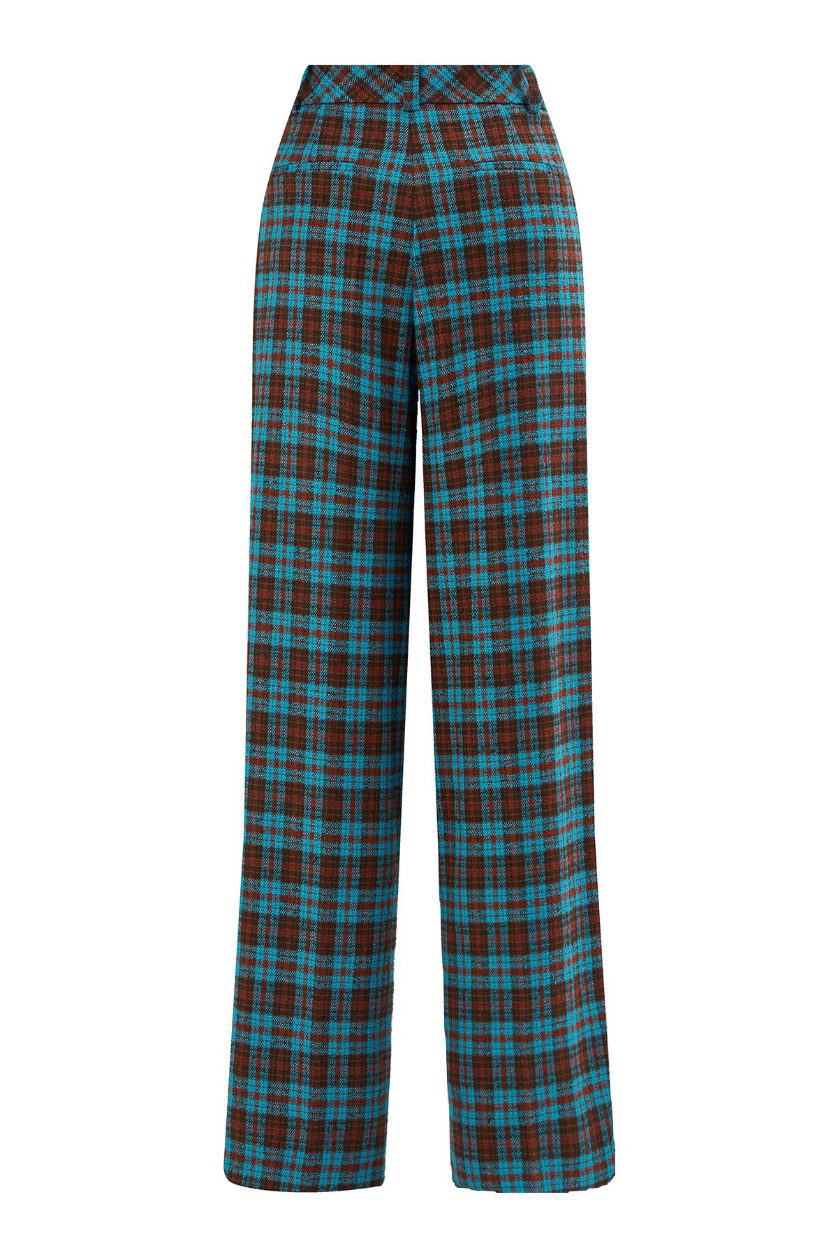 Multicolored Plaid Pants