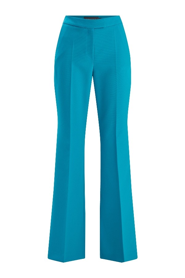 Turquoise High Waist Pants