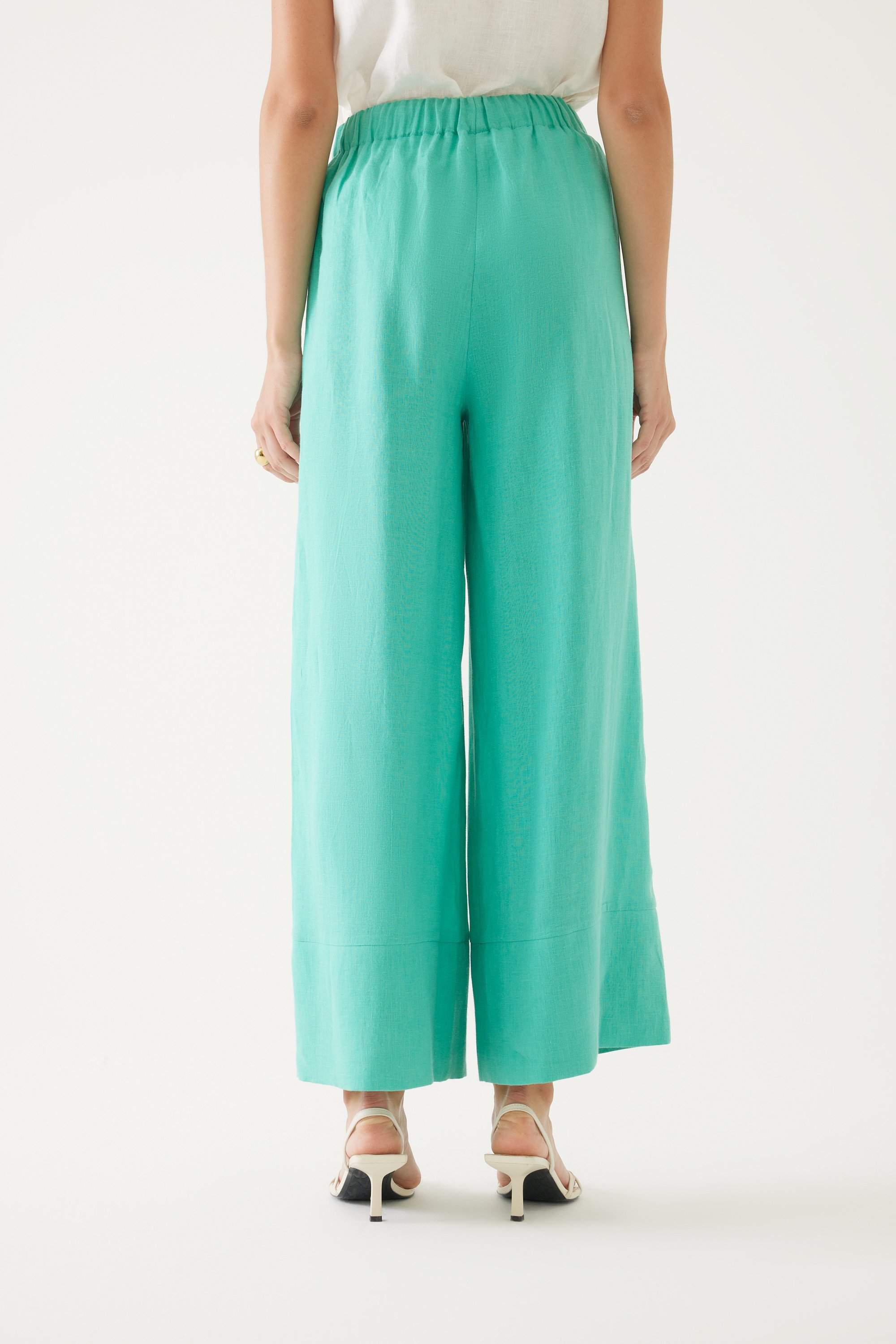 High Waist Tied Detail Pants