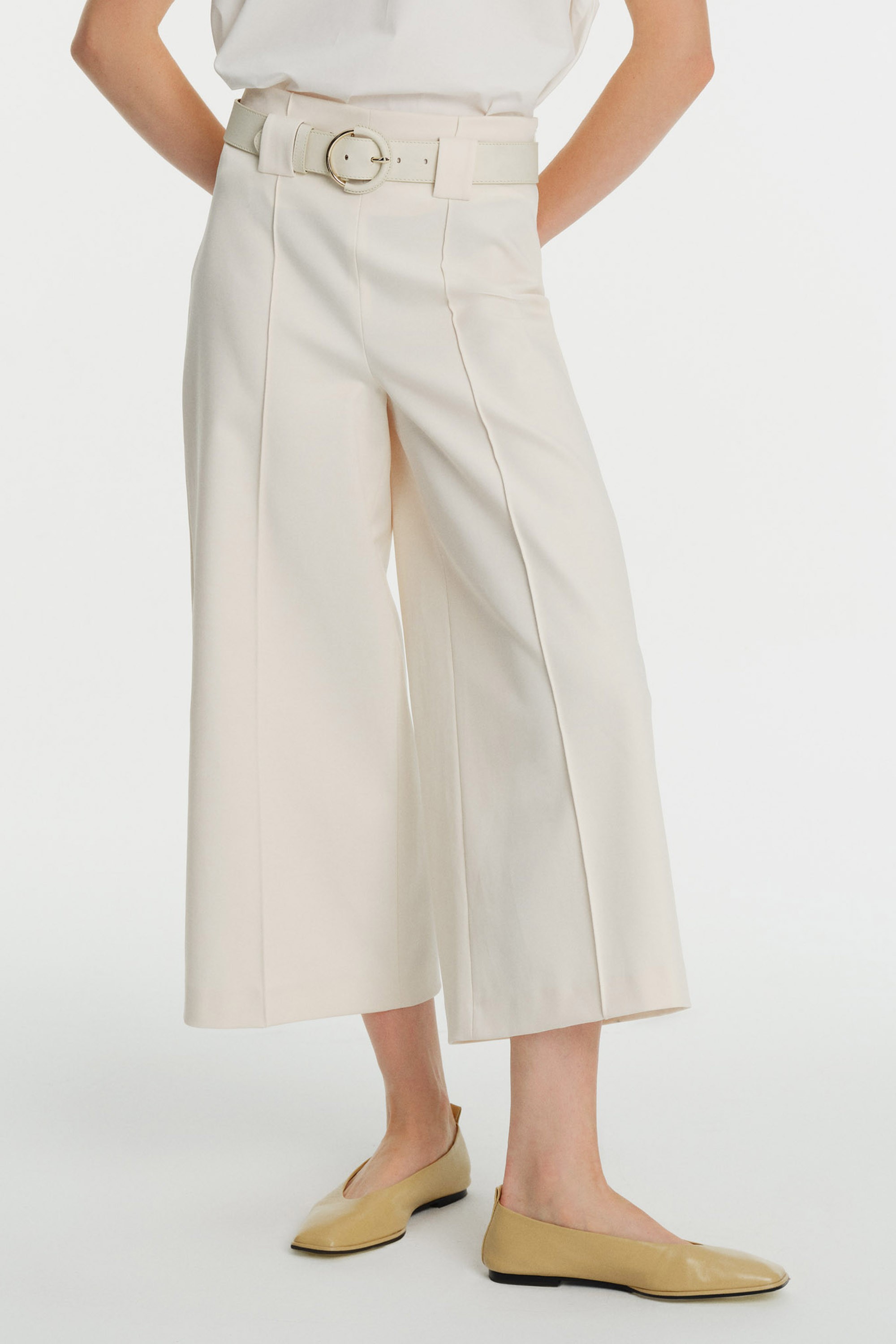 Belted Palazzo Pants