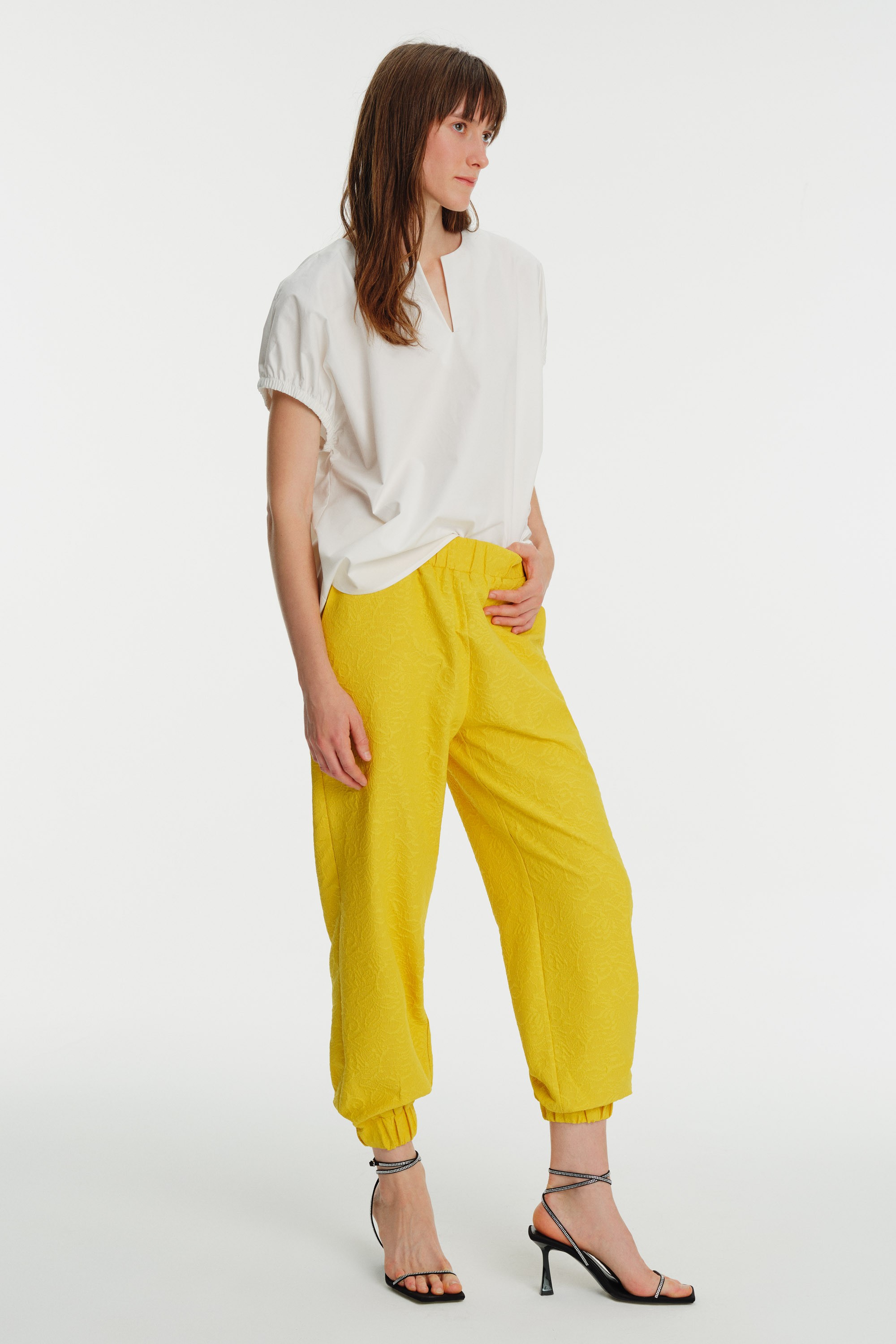 Drop Shoulder Poplin Blouse