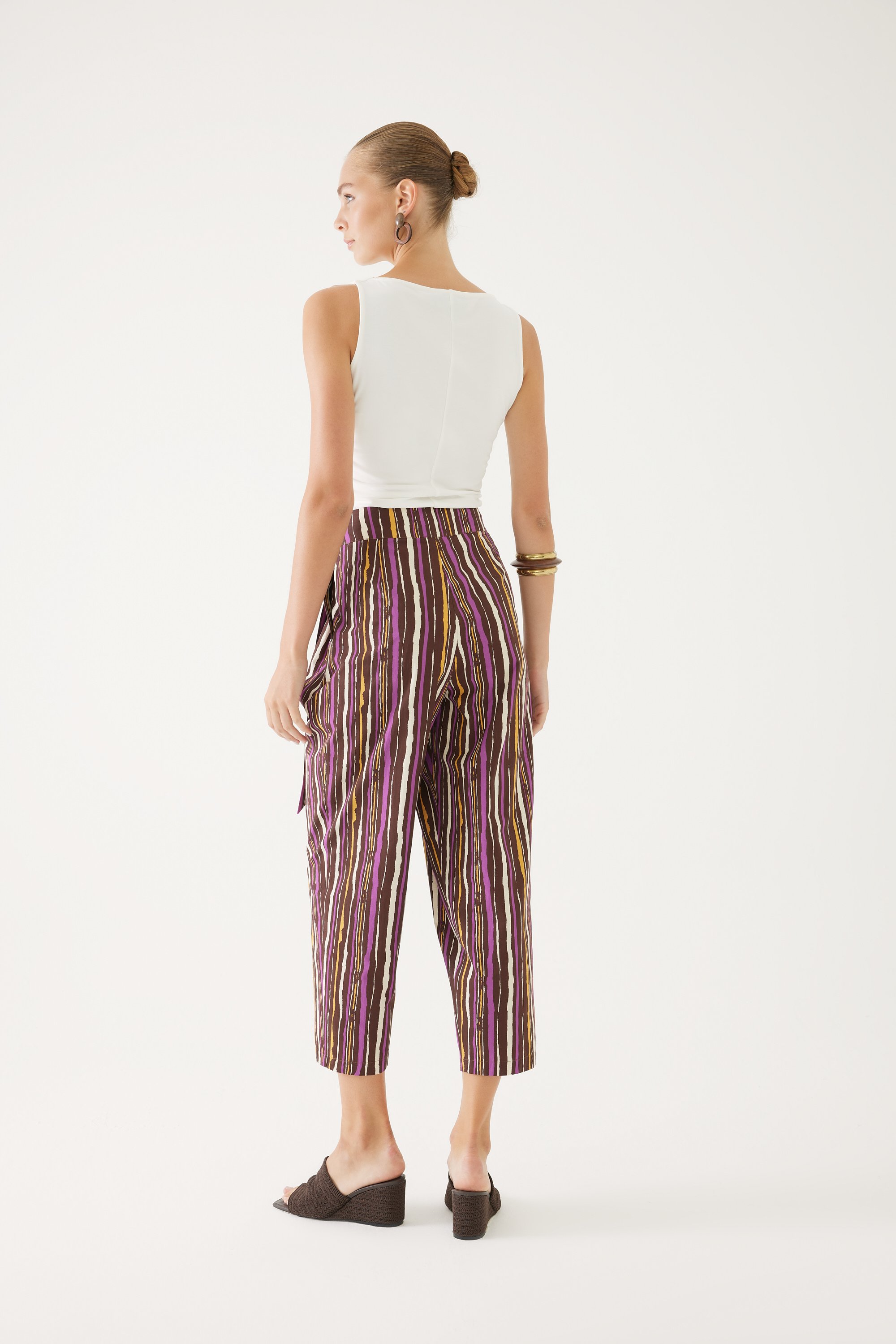 Purple Ethnic Pants