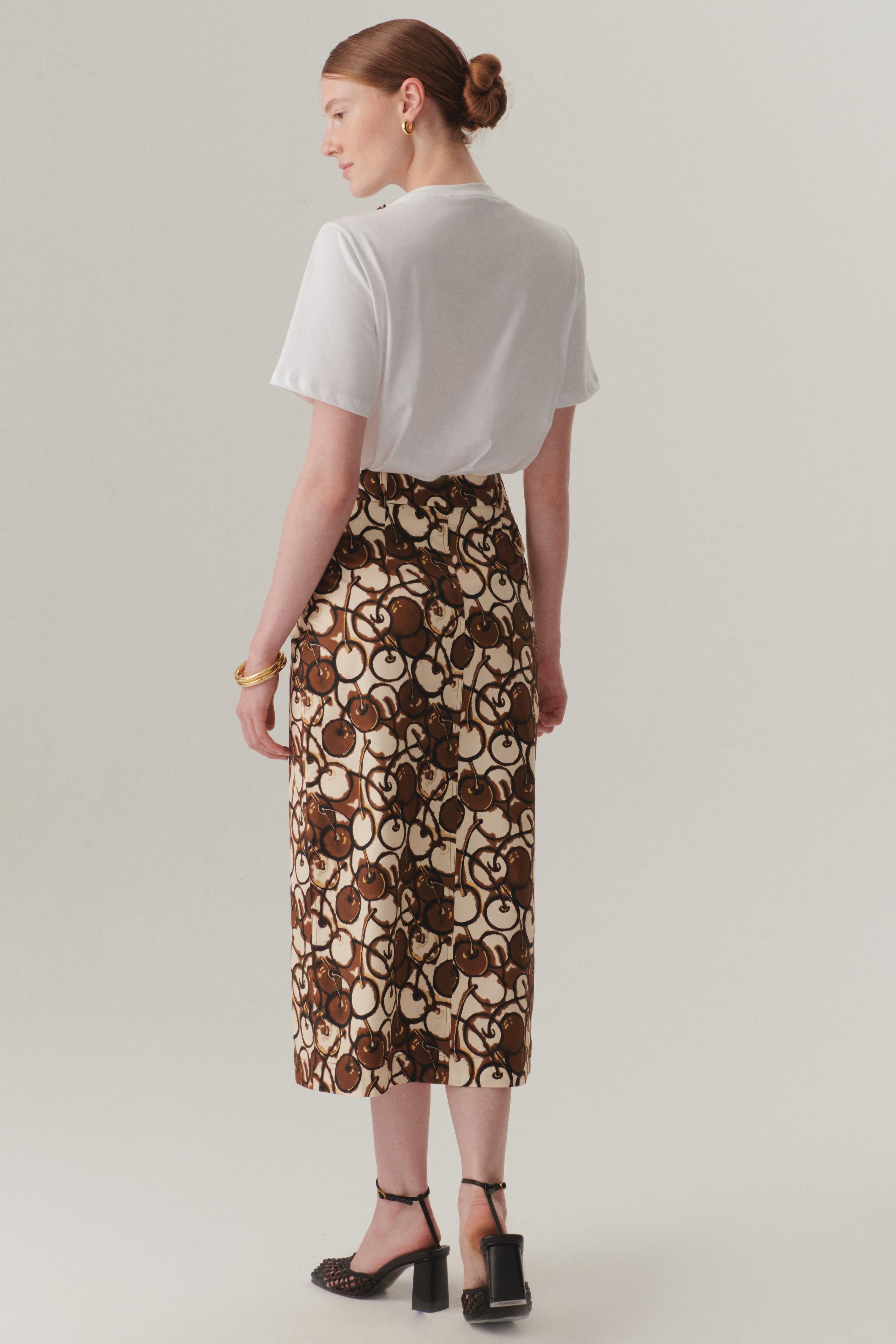 Romantic Flared Midi Skirt