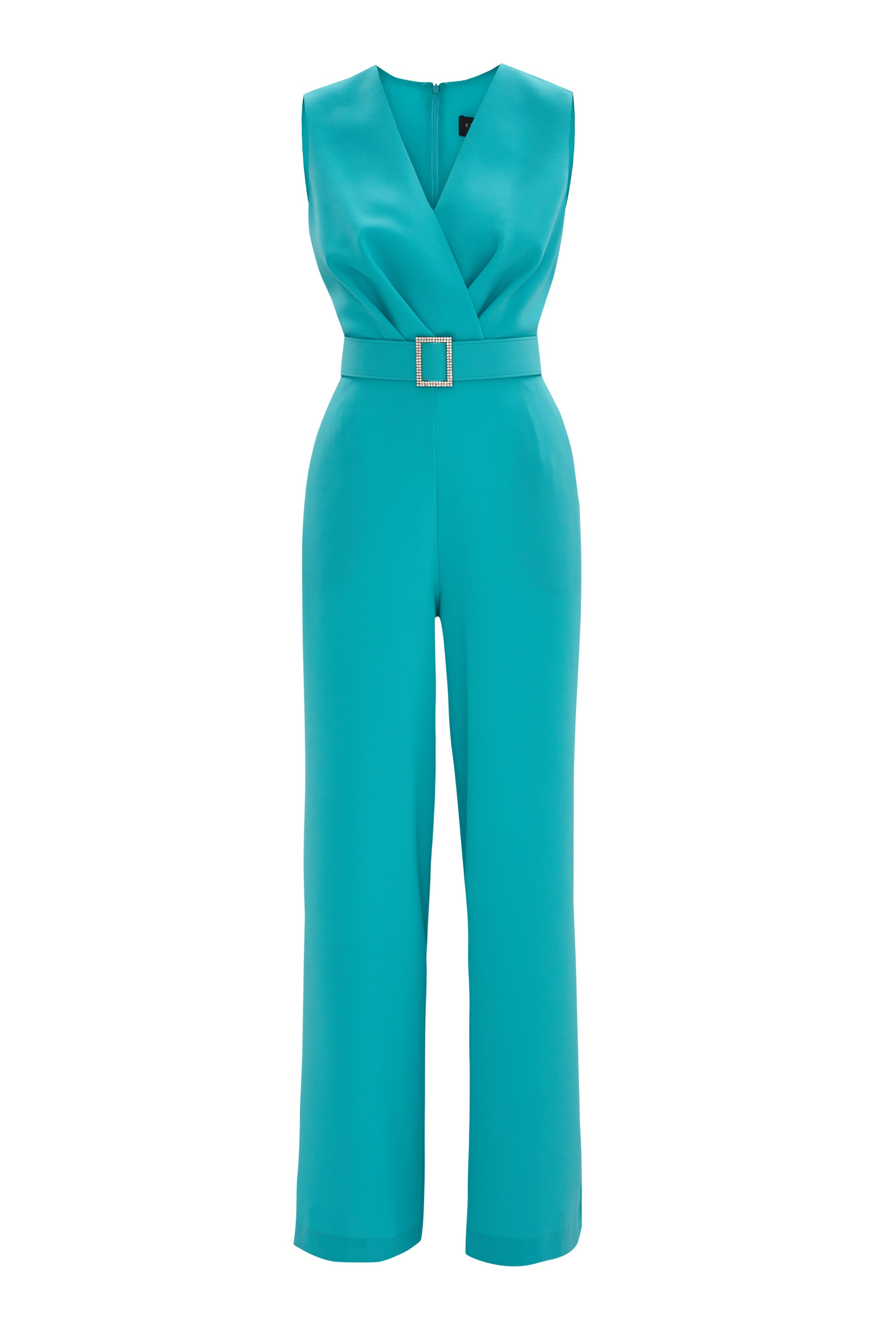 V-Neck Sleeveless Jumpsuit