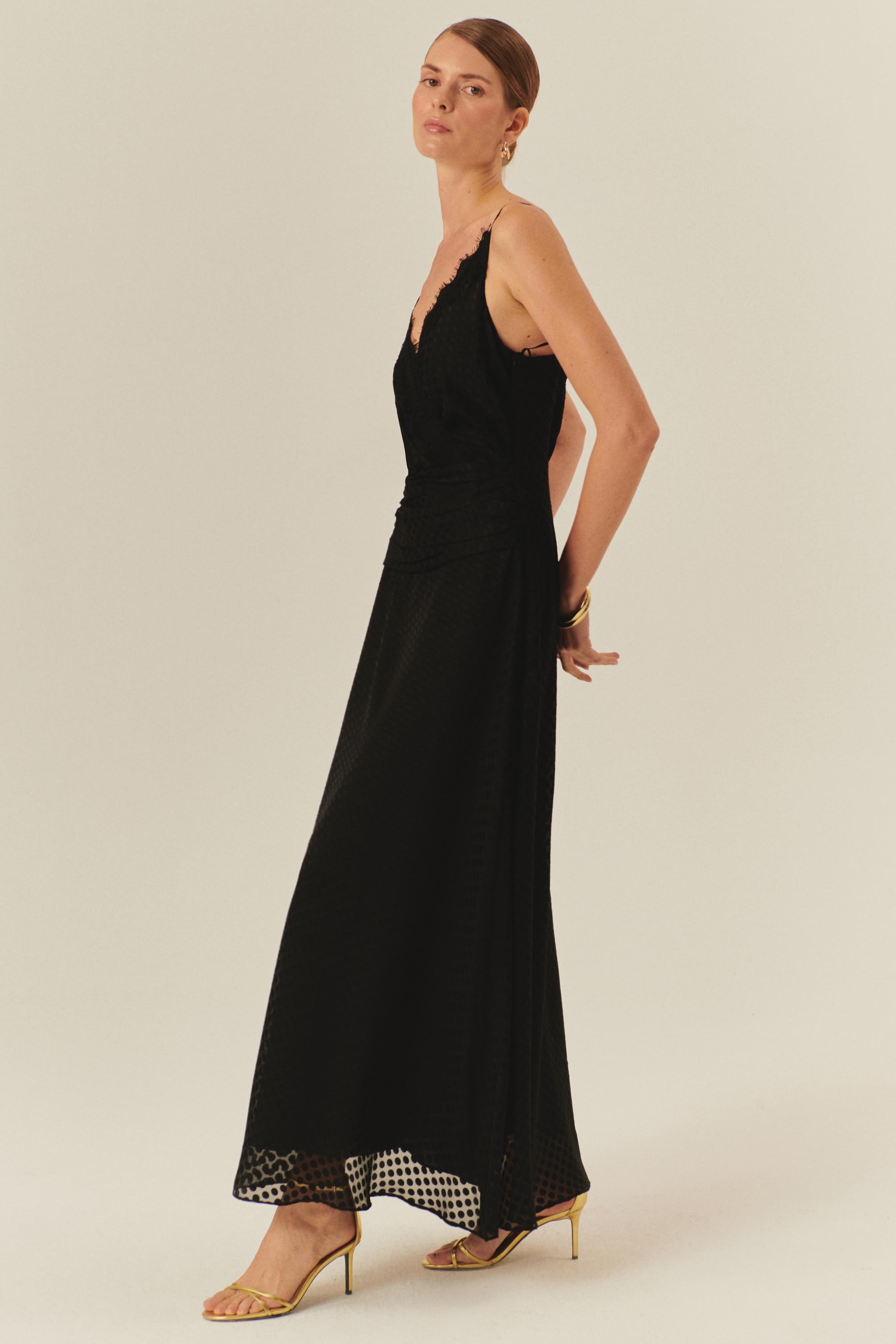 Bold Drape Statement Dress