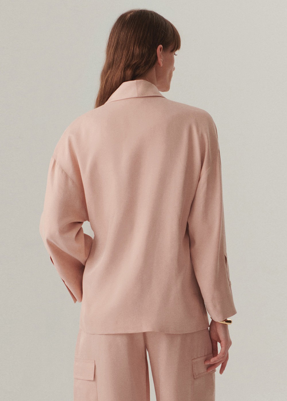 Soft Tencel Wrap Jacket