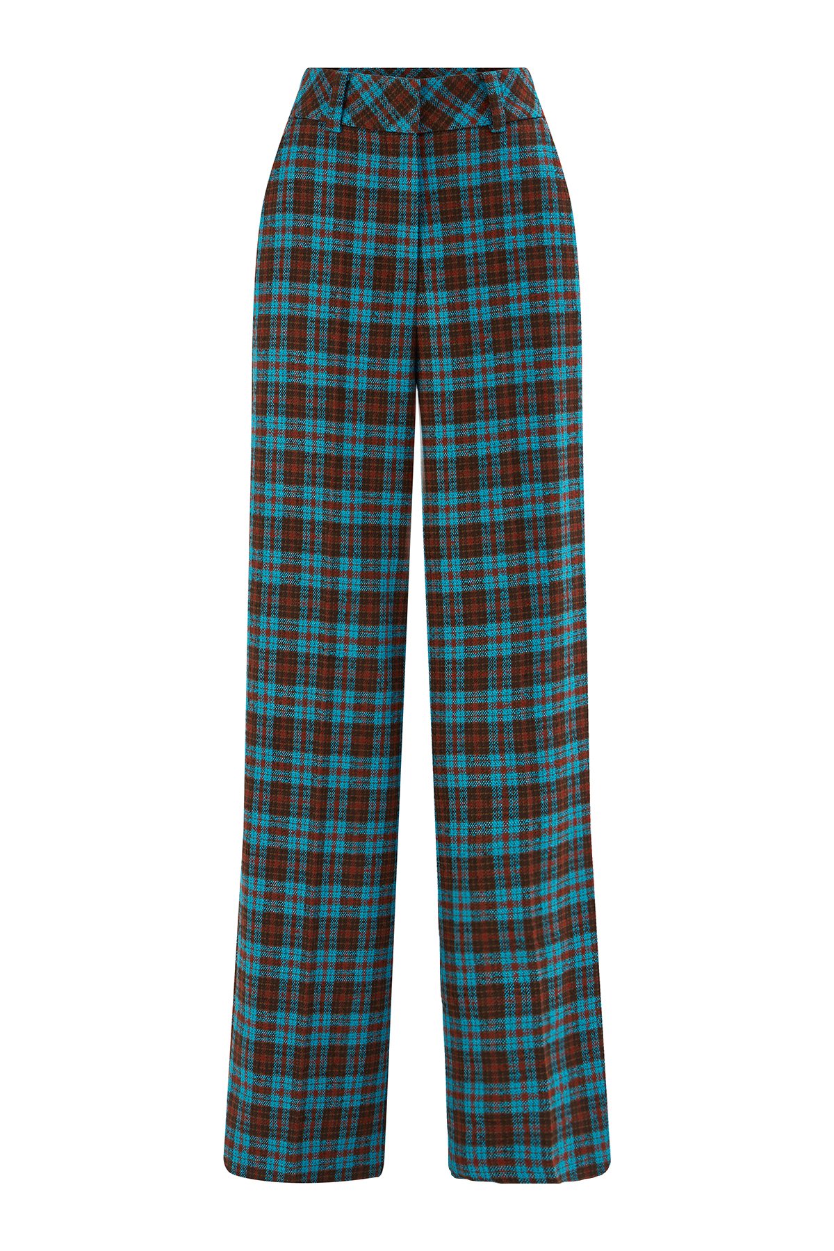 Multicolored Plaid Pants