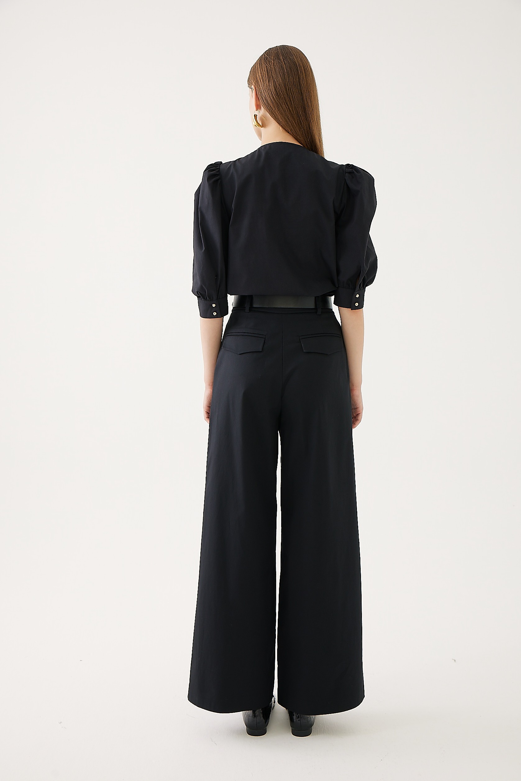 Black High Waist Pants