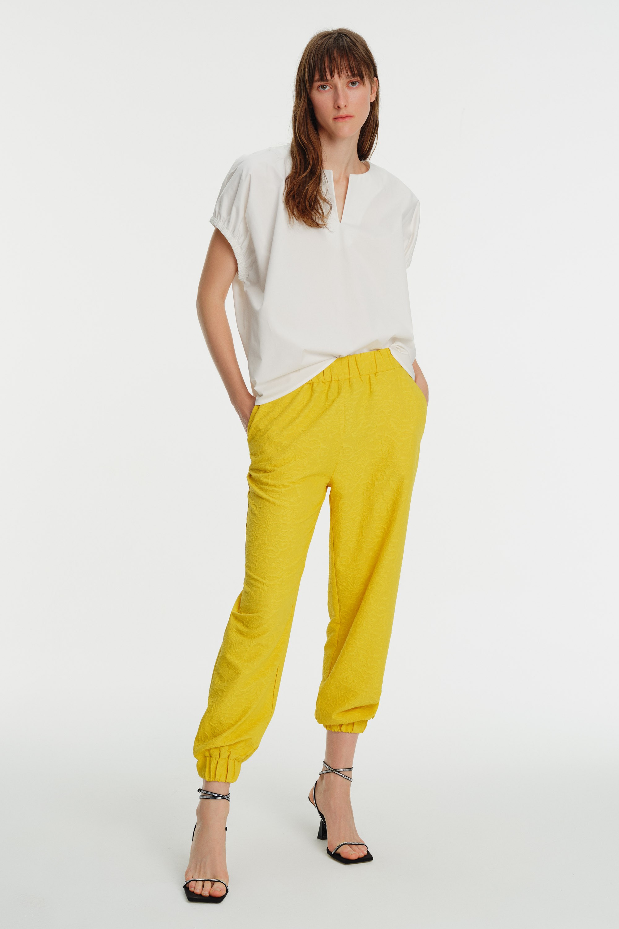 Drop Shoulder Poplin Blouse