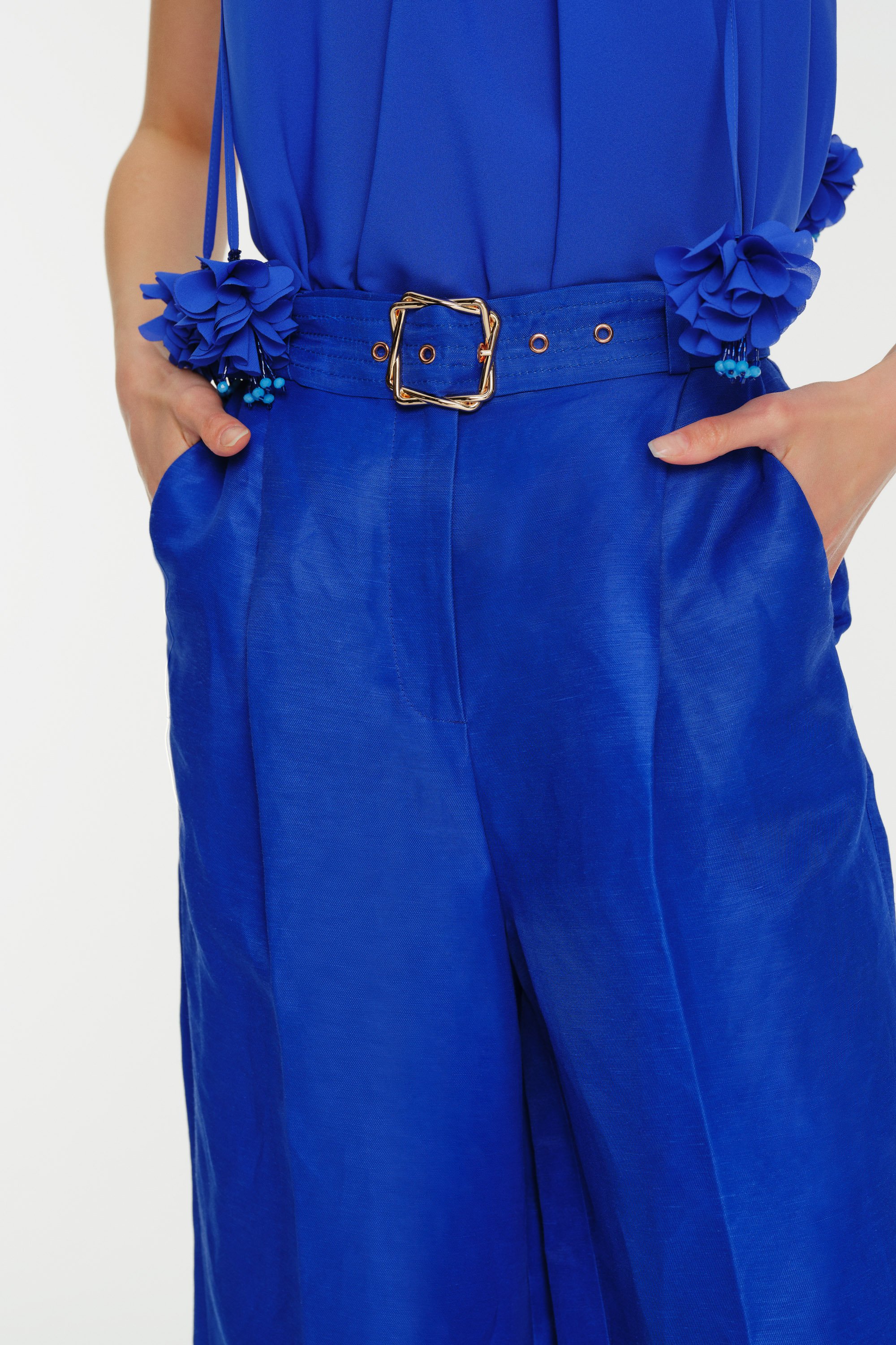 High-Waisted Palazzo Pants