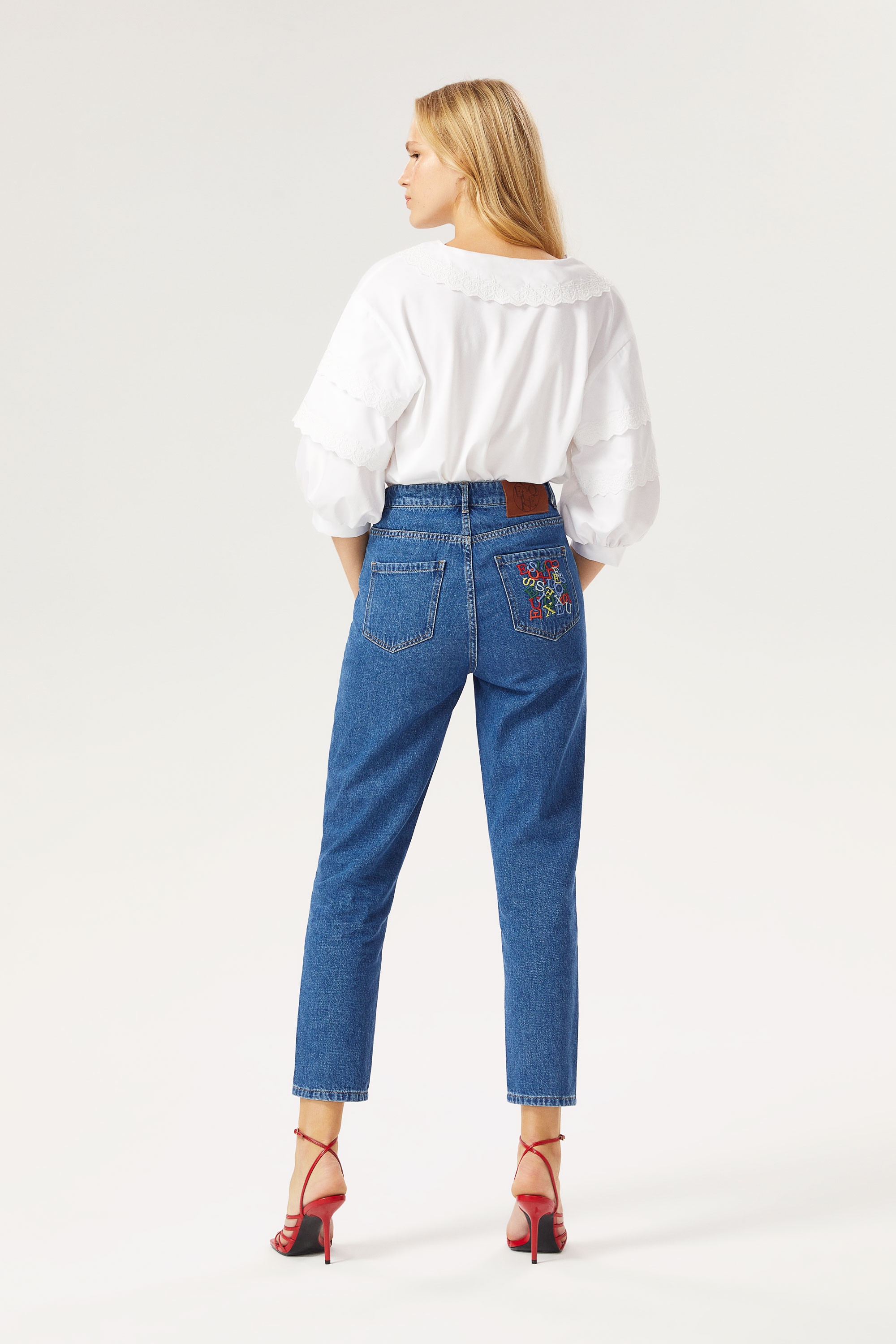 High-Waisted Skinny Pants