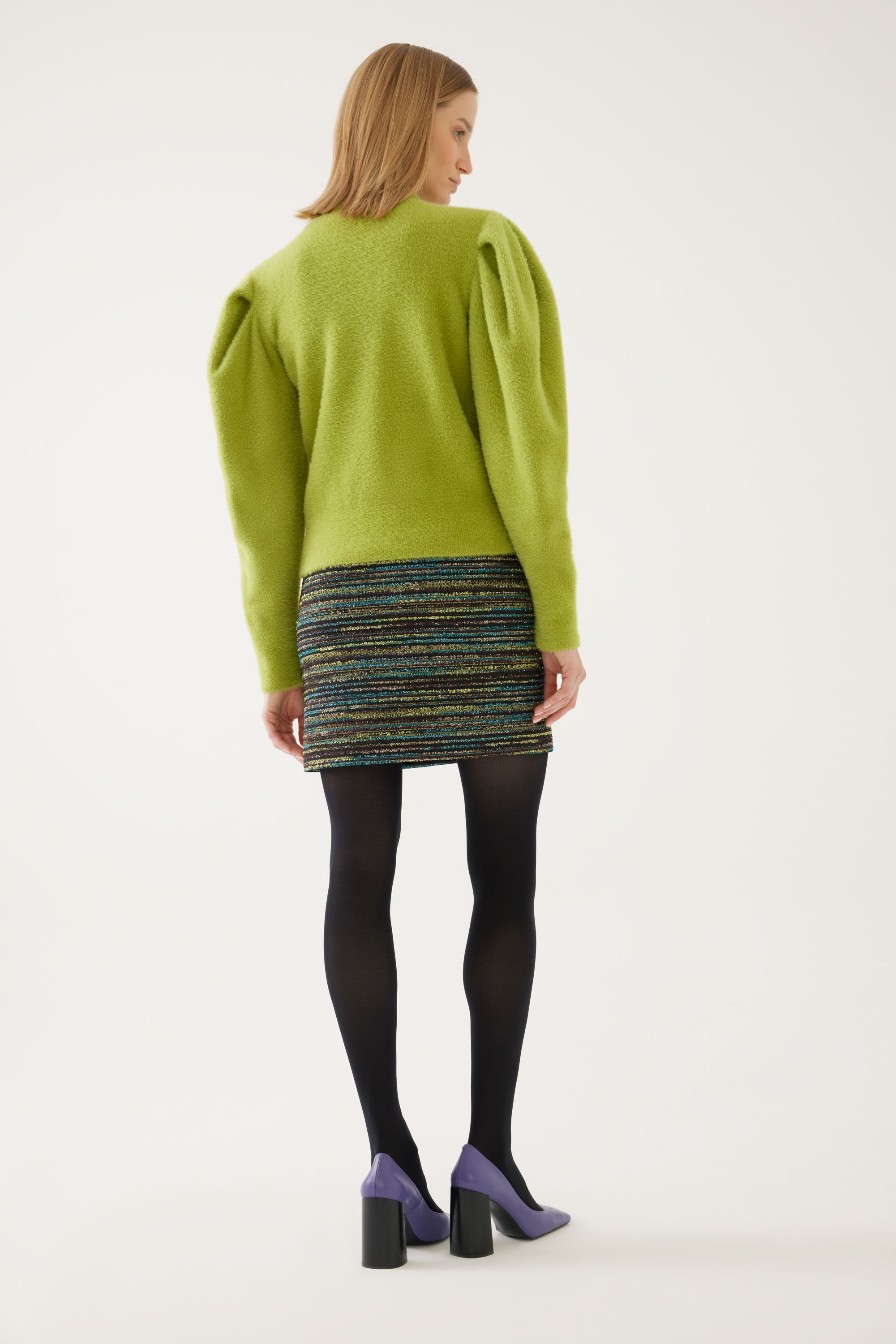 Balloon Sleeve Knitwear Sweater