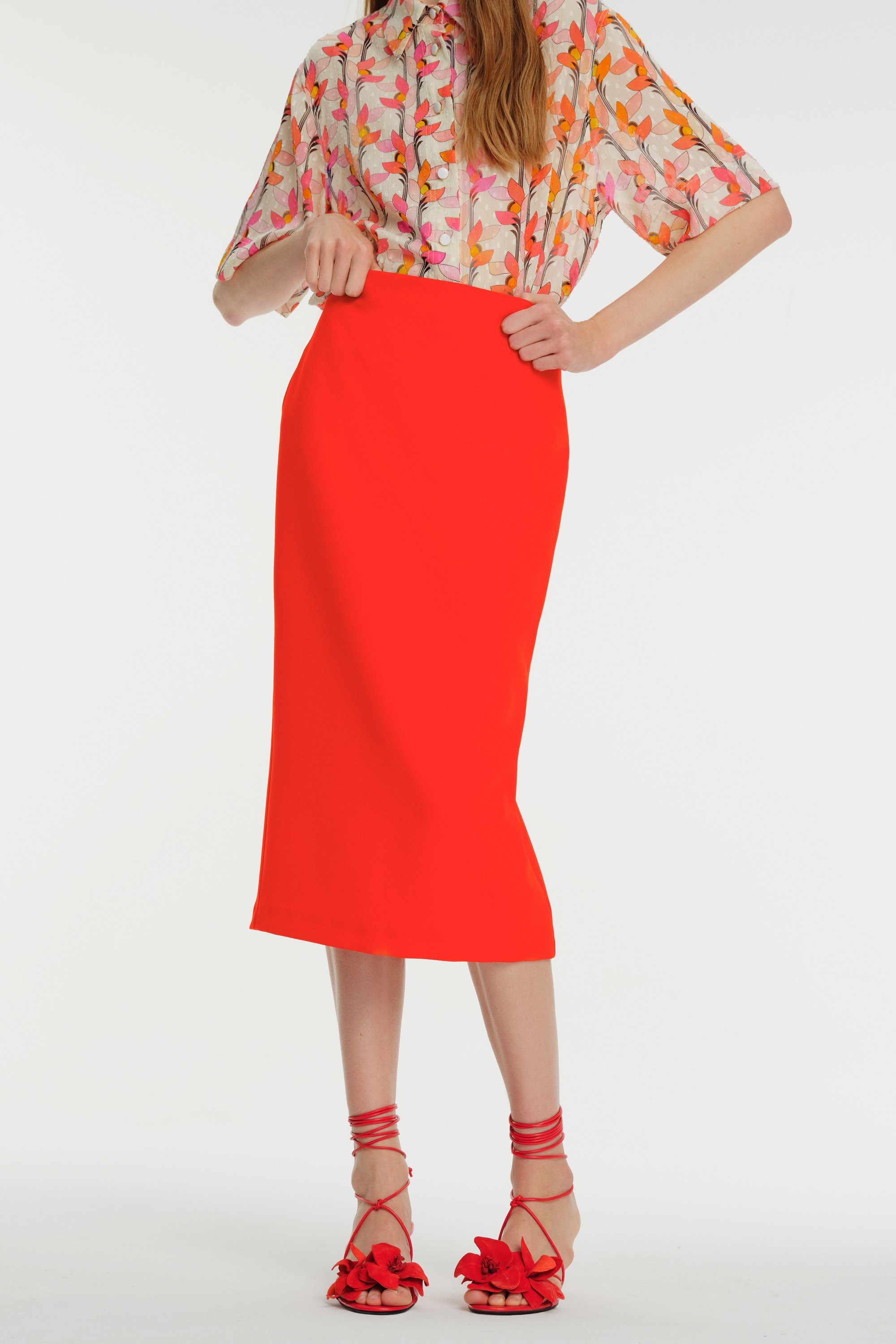 High Waist Pencil Skirt