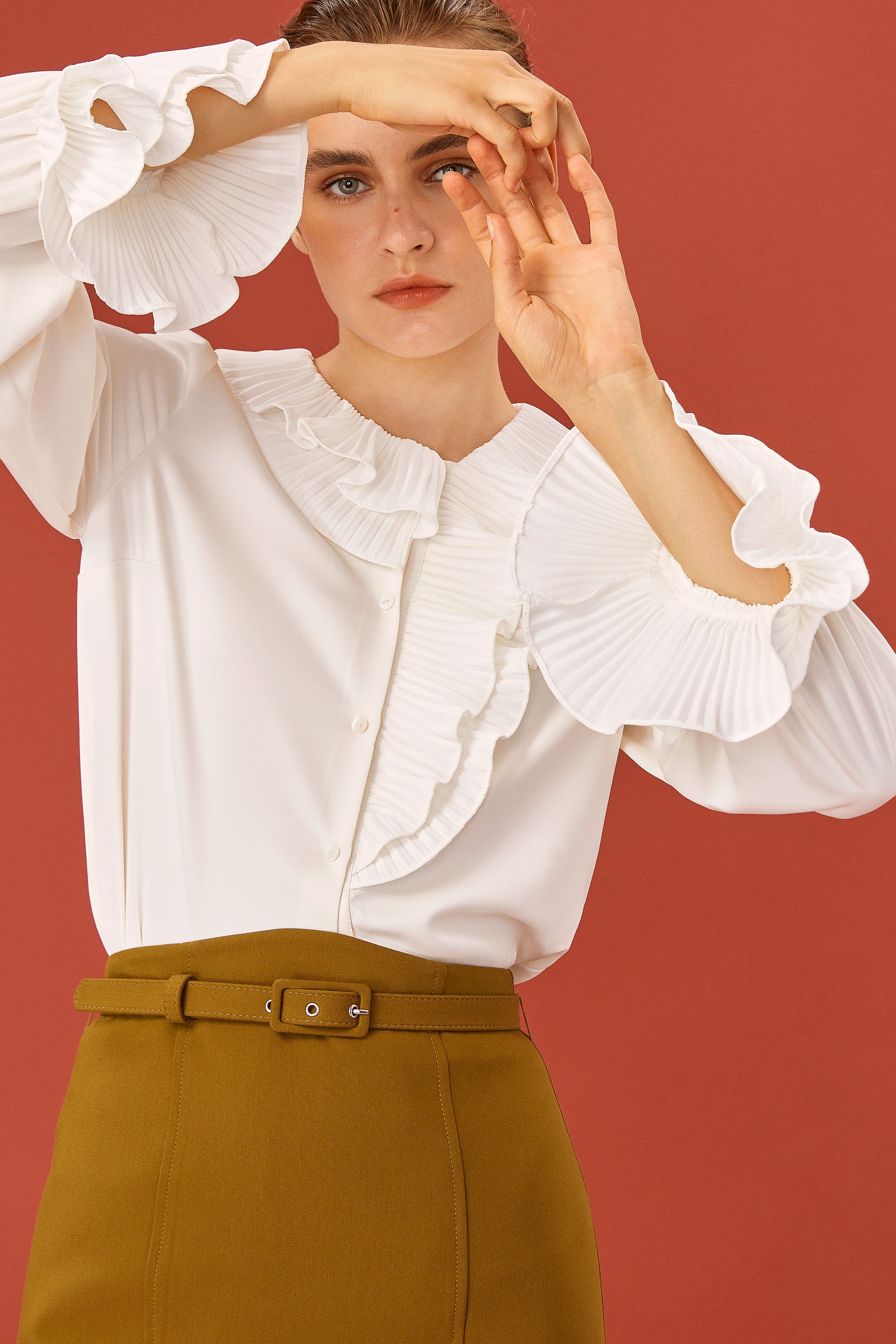 Pleated Detail Shirt