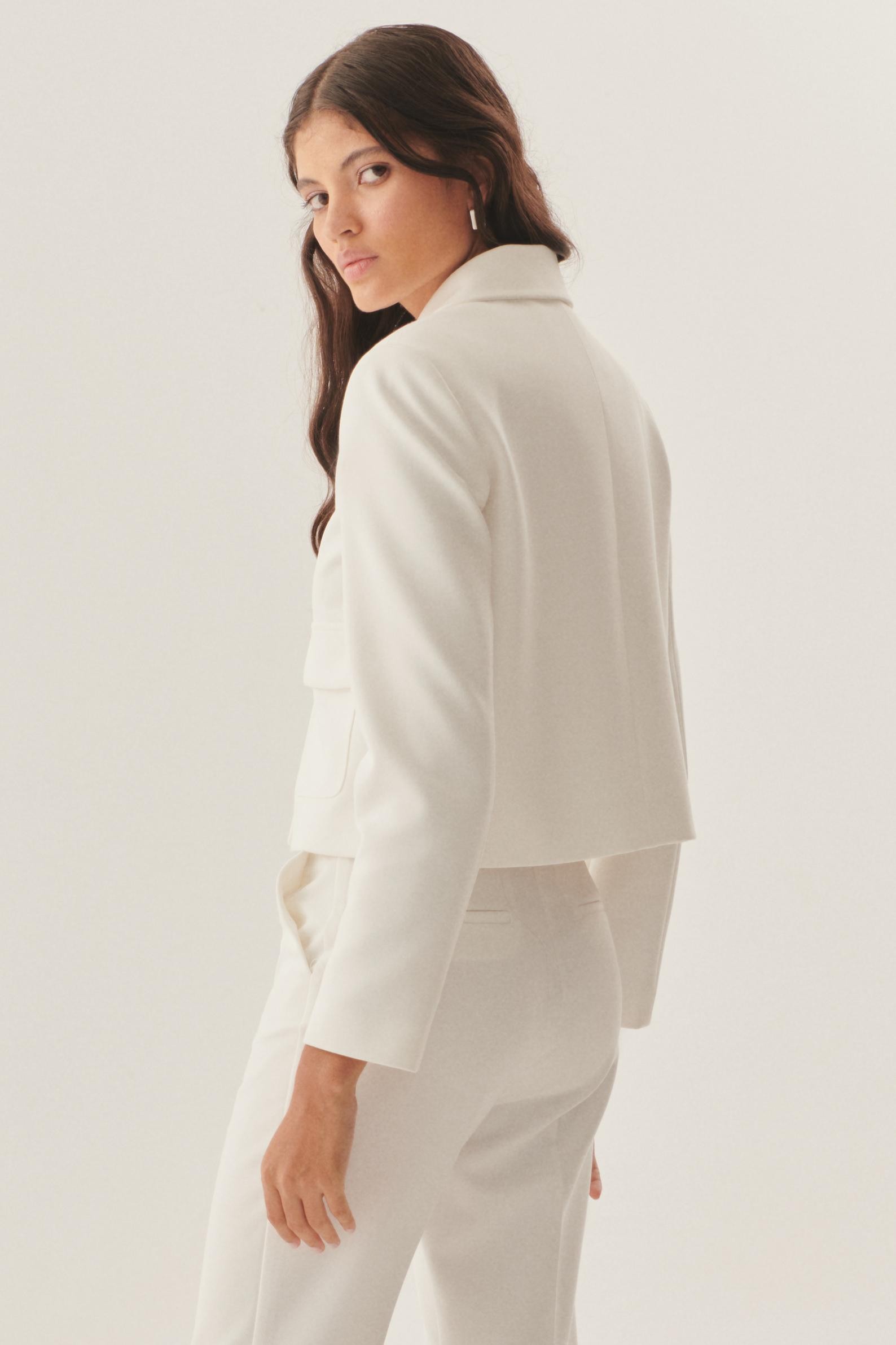 Structured Cropped Blazer