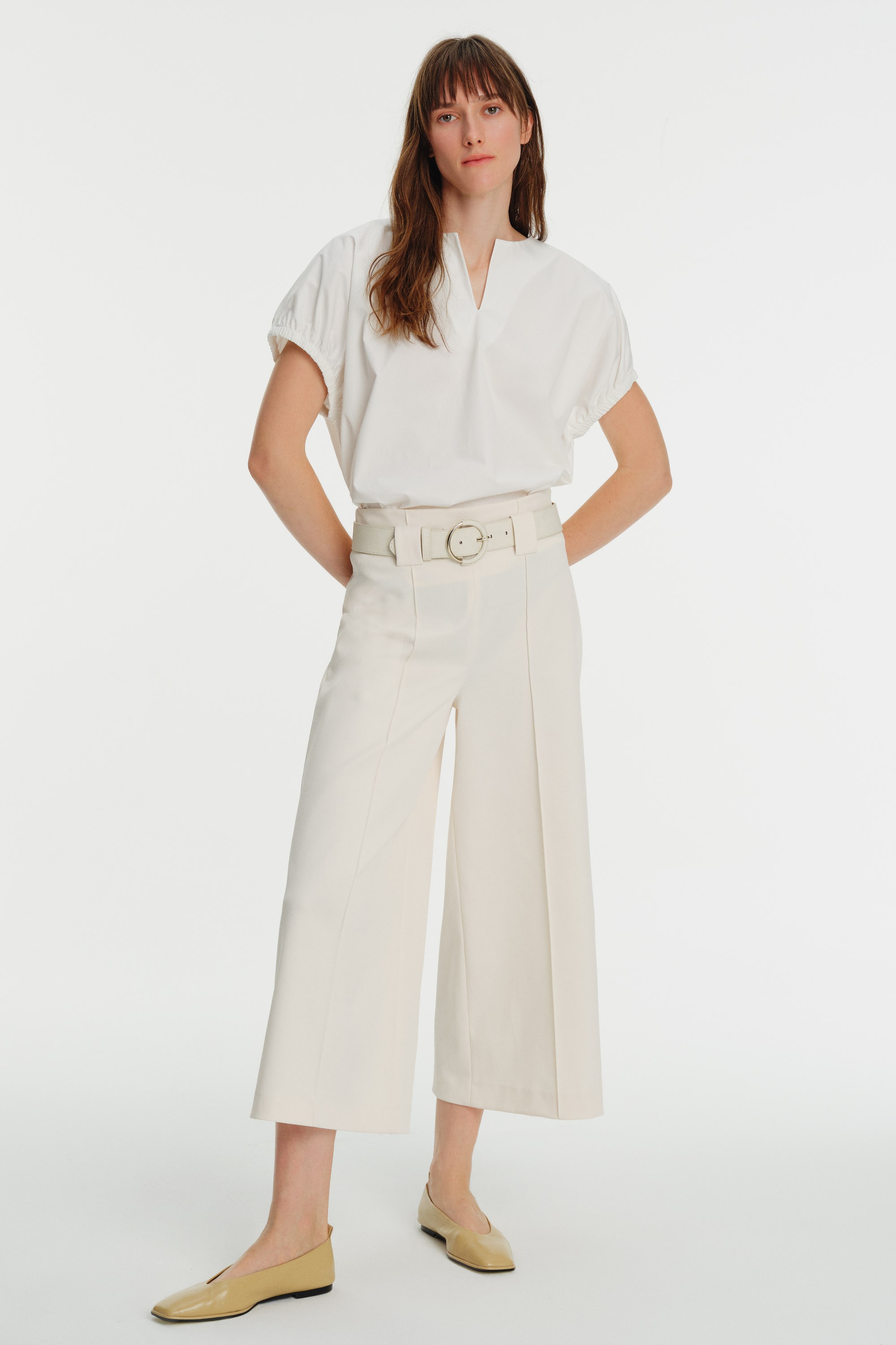 Belted Palazzo Pants