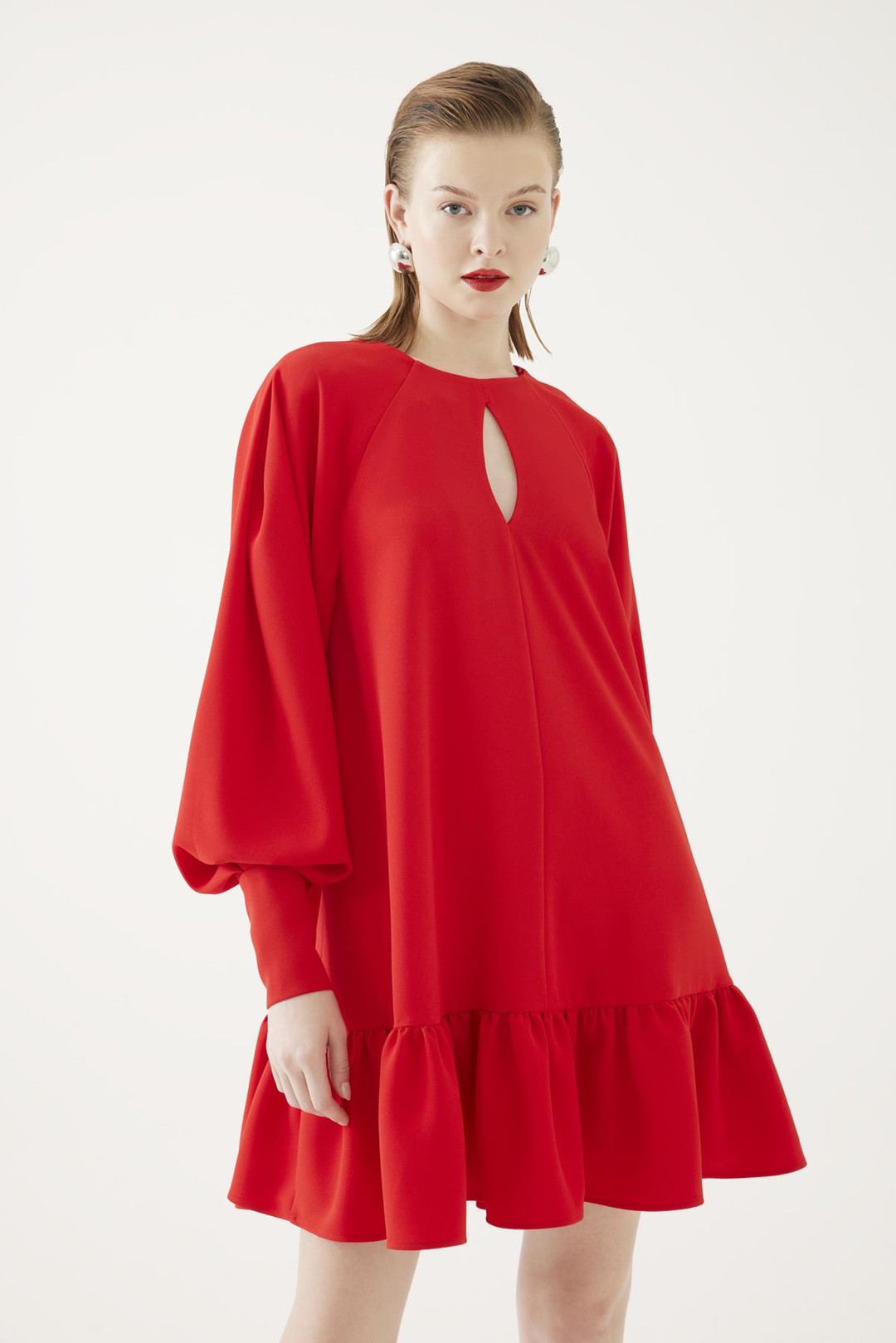 Red Midi Dress 1