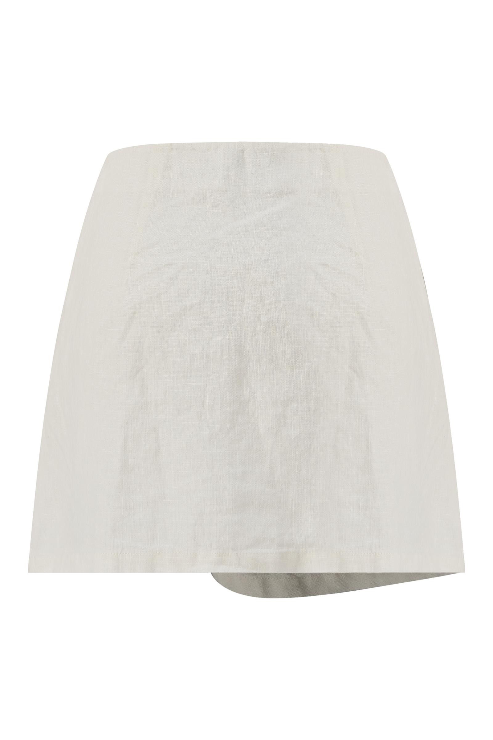 Linen Mini Skirt