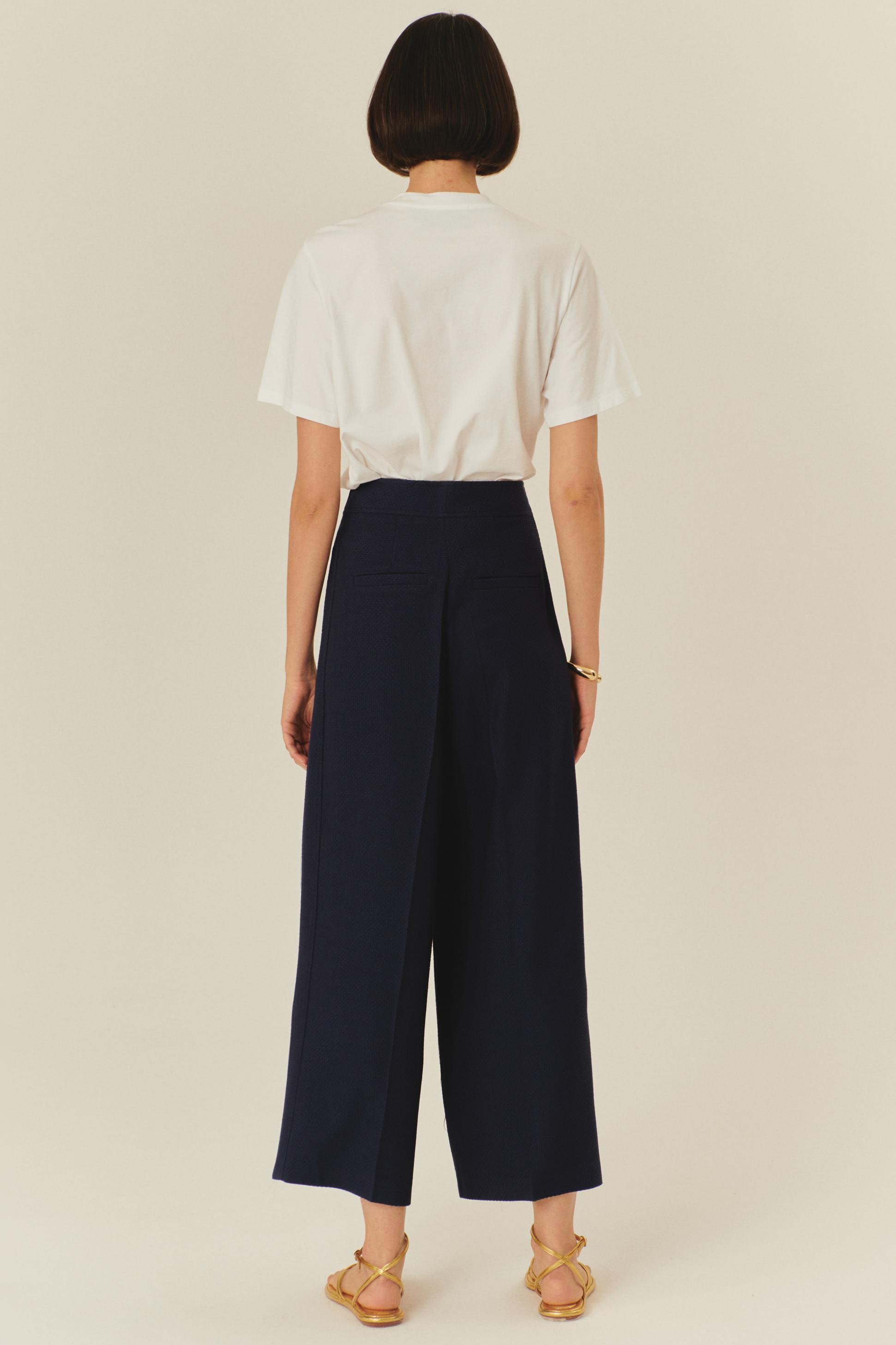 Tailored Wide-Leg Trousers