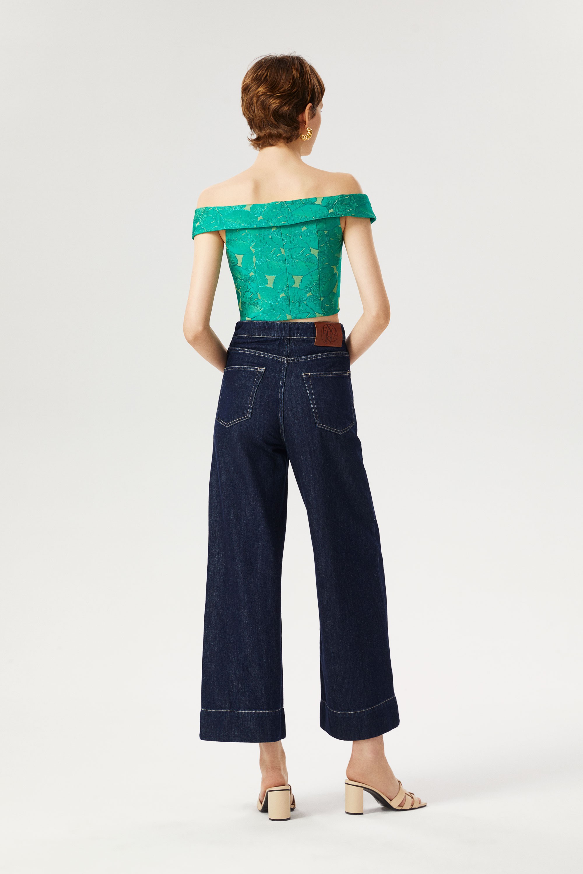 High-Waisted Jean Pants