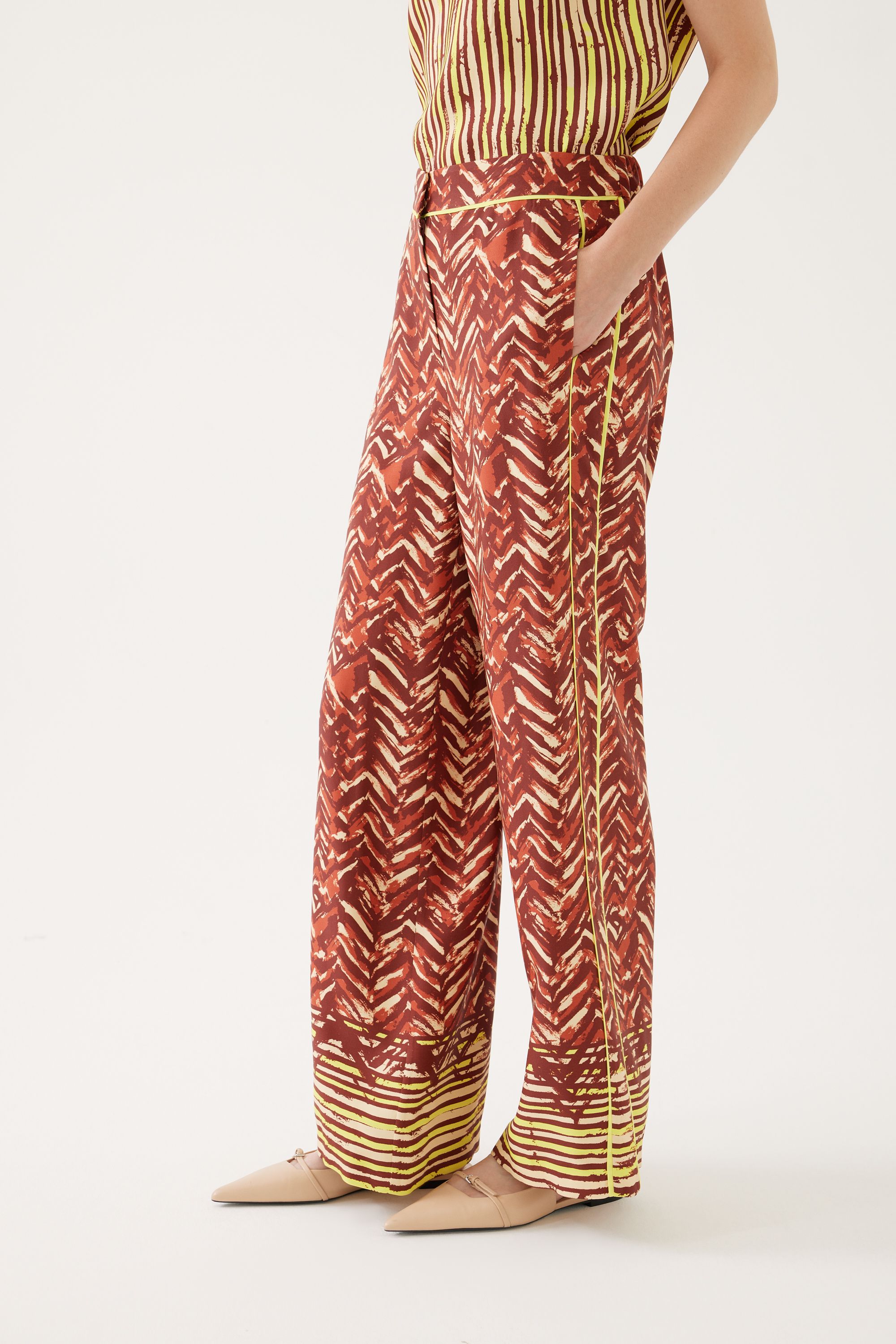 Intricate Patterned Pants