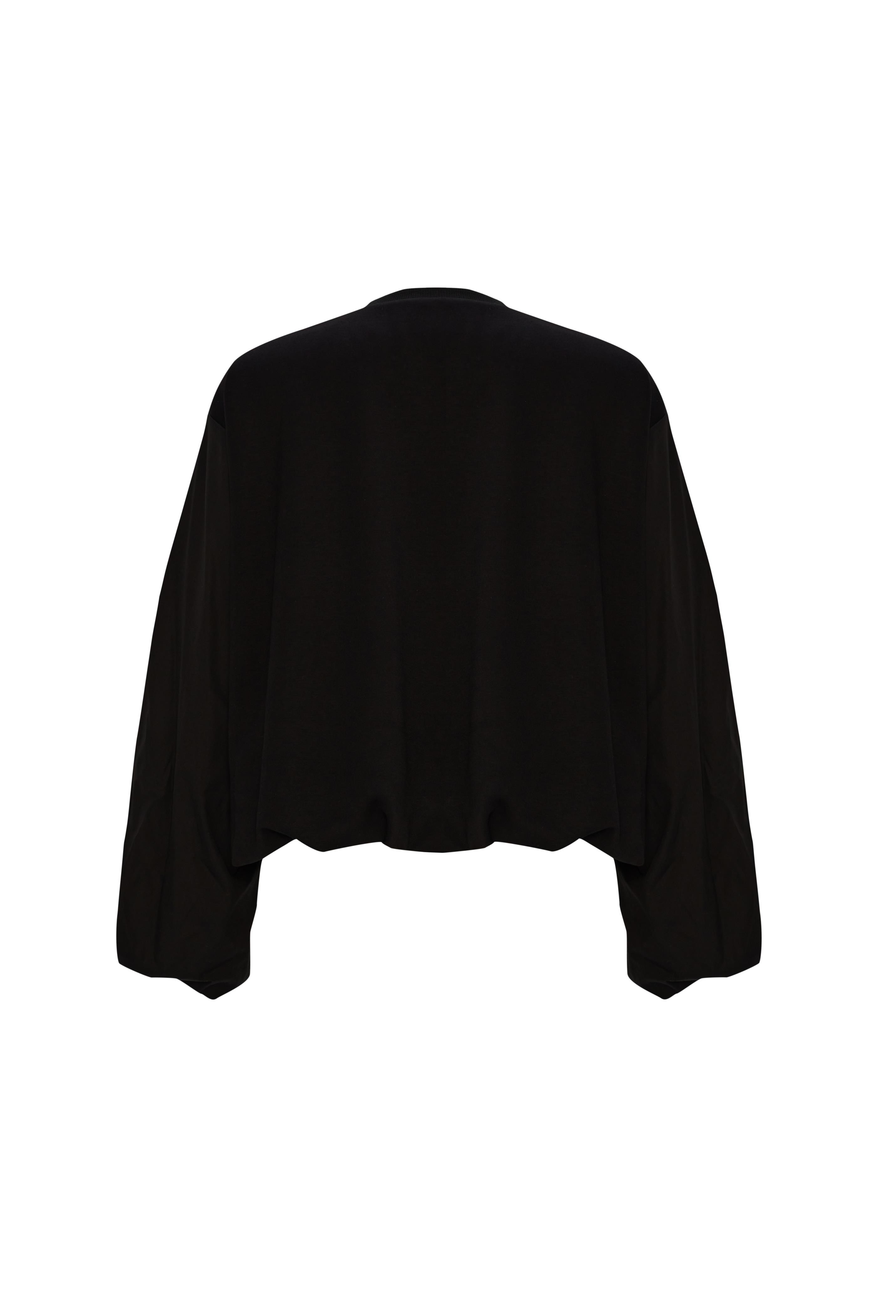 Sweatshirt with Sleeve Detail