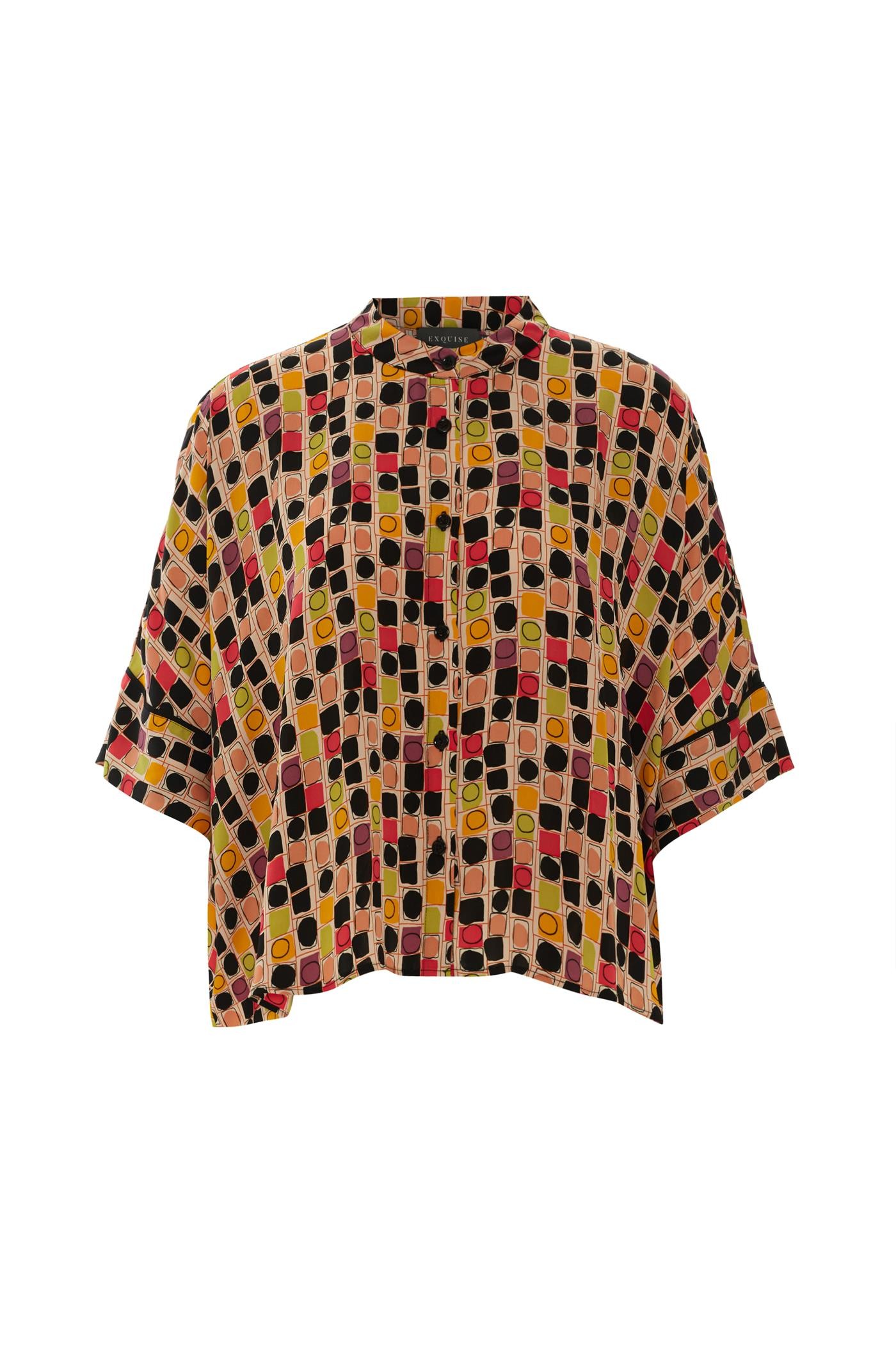 Colorful and Polka Dot Shirt Design