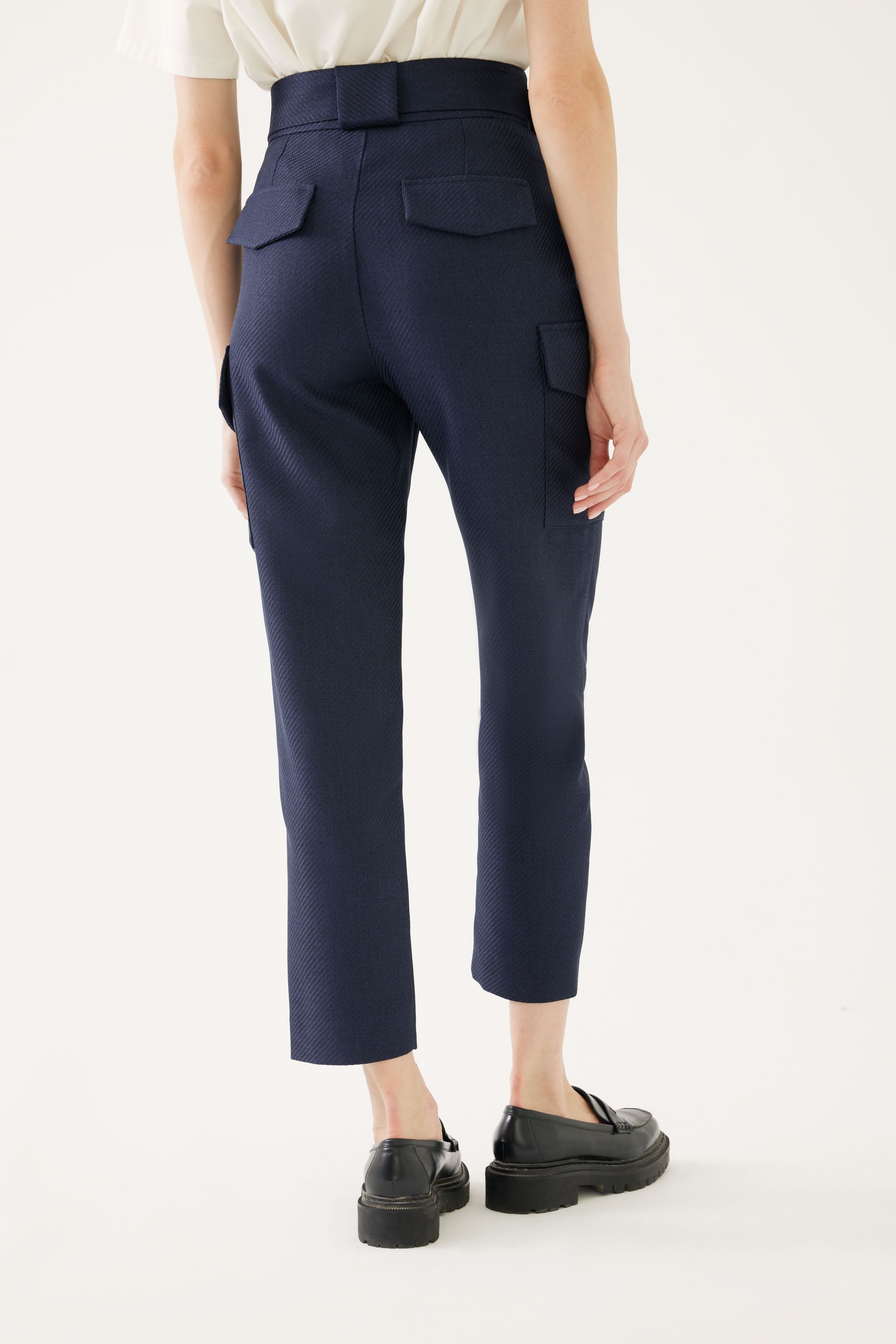 Belt Detailed Pocket Trousers