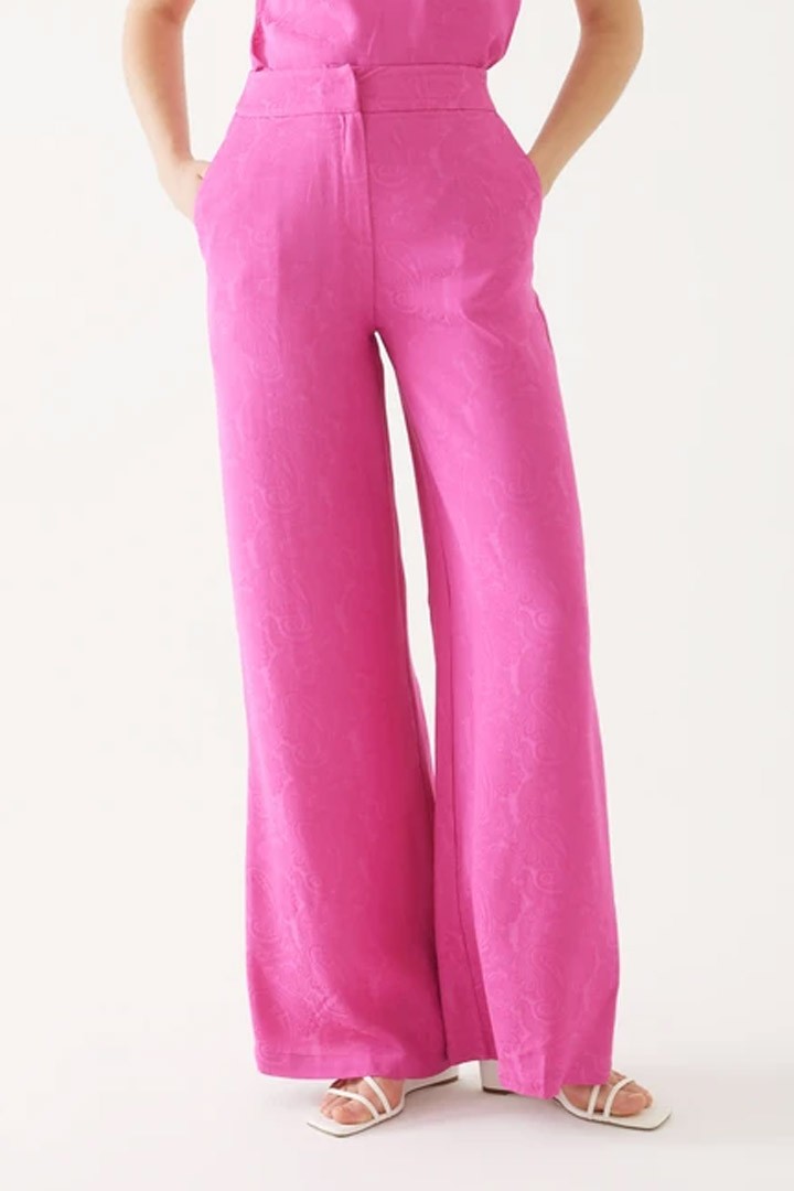 High Waist Wide-leg Pants