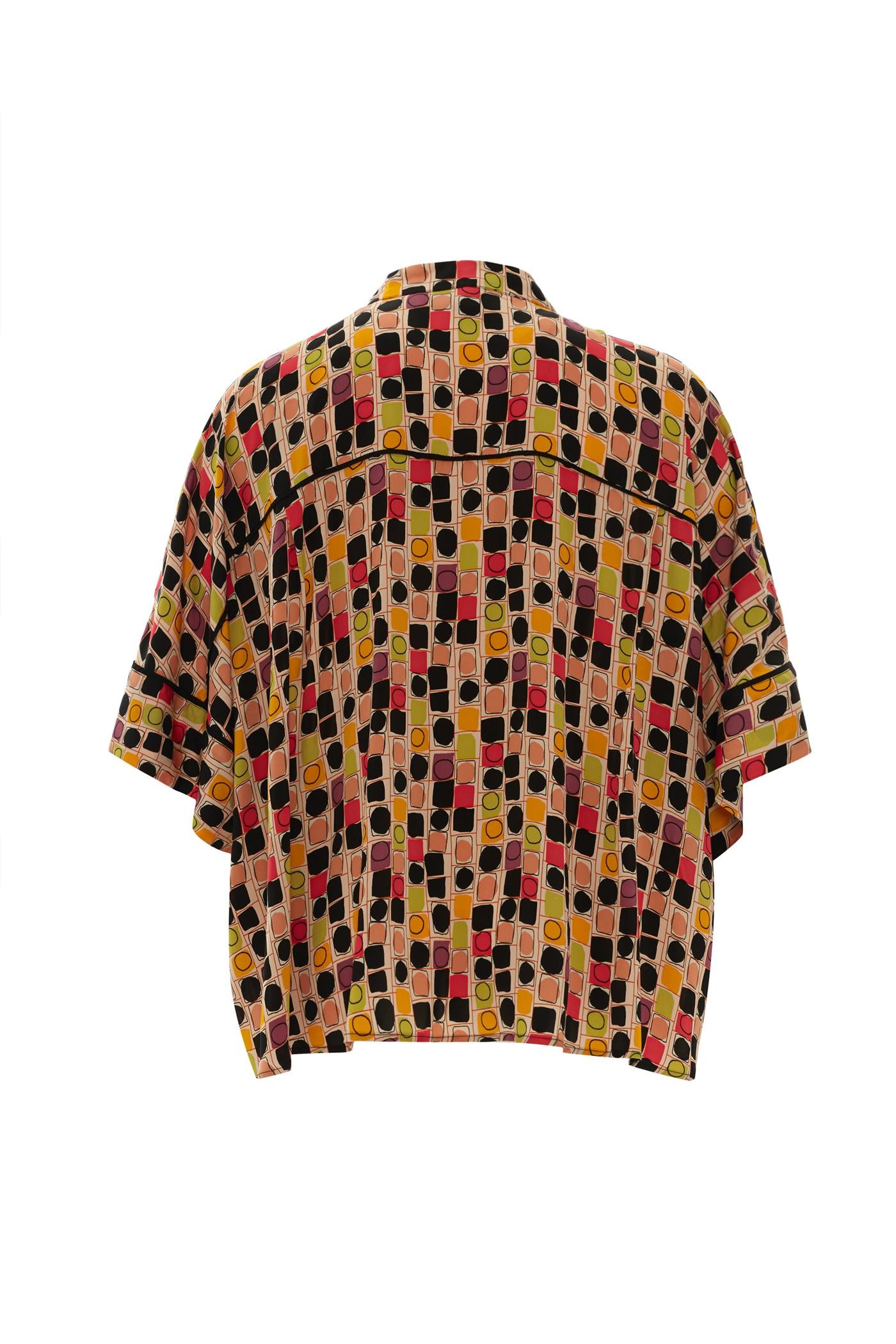 Colorful and Polka-dotted Shirt Design