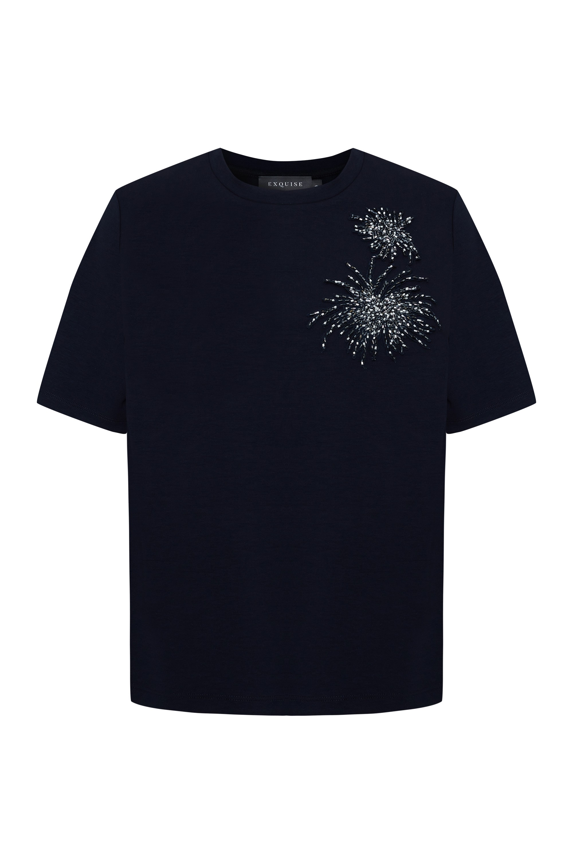 Minimalist Sparkle Accent T-Shirt