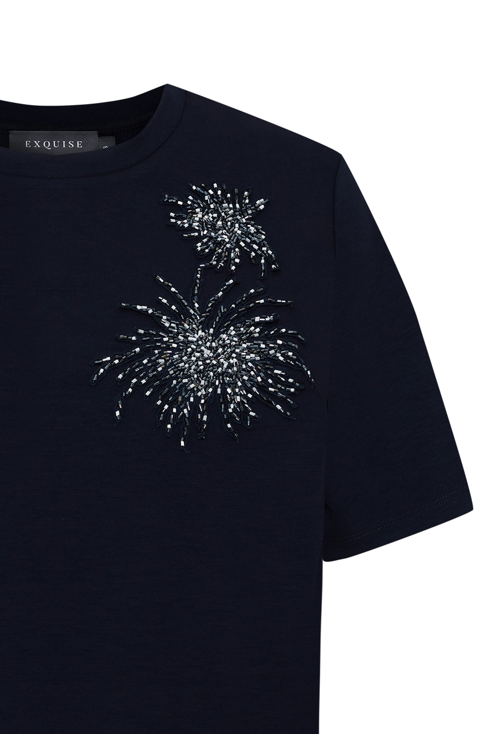 Minimalist Sparkle Accent T-Shirt