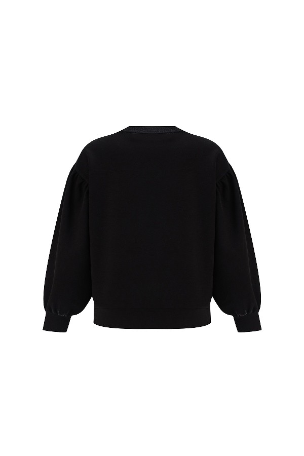 Bisiklet Yaka Oversize Sweatshirt