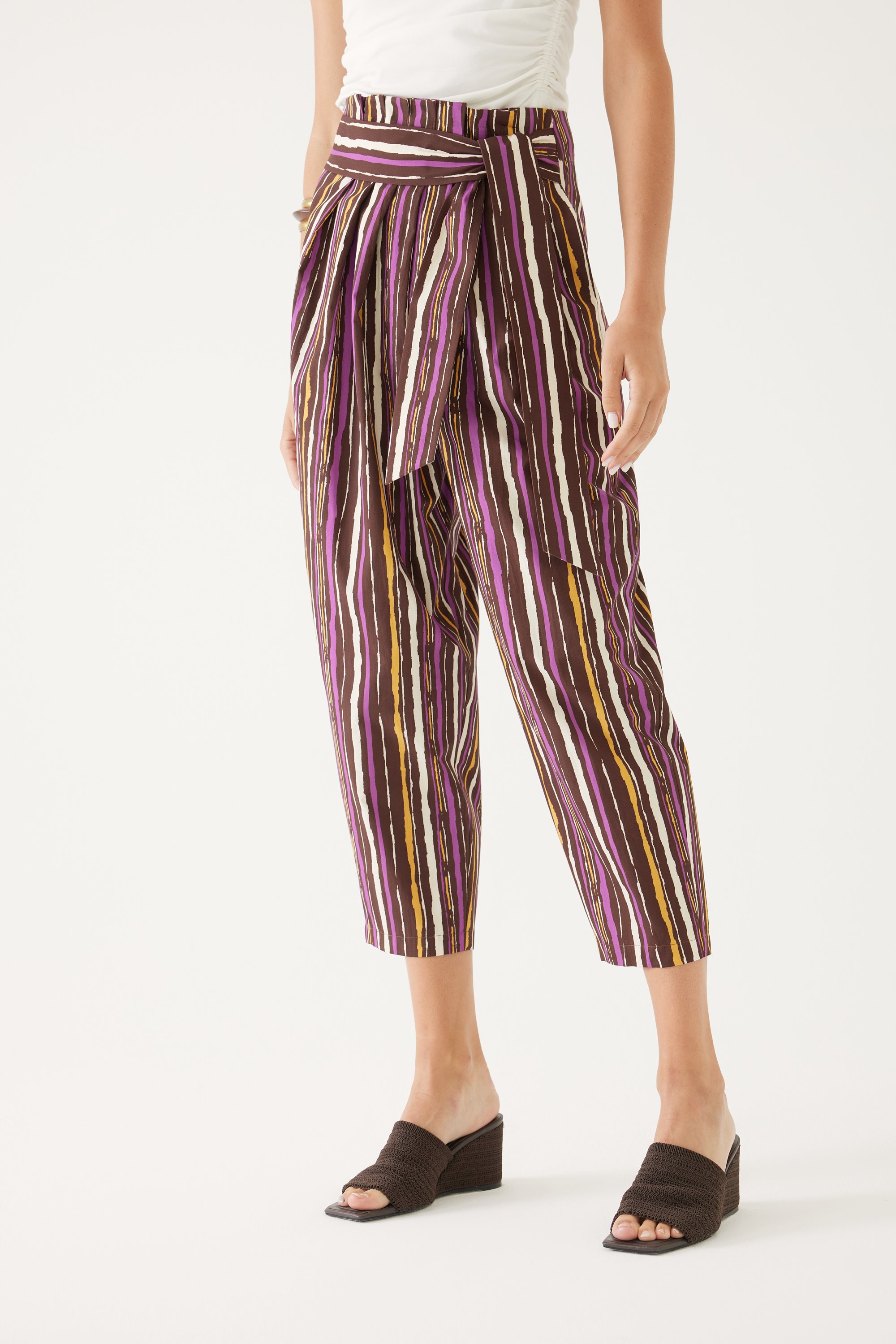 Purple Ethnic Pants