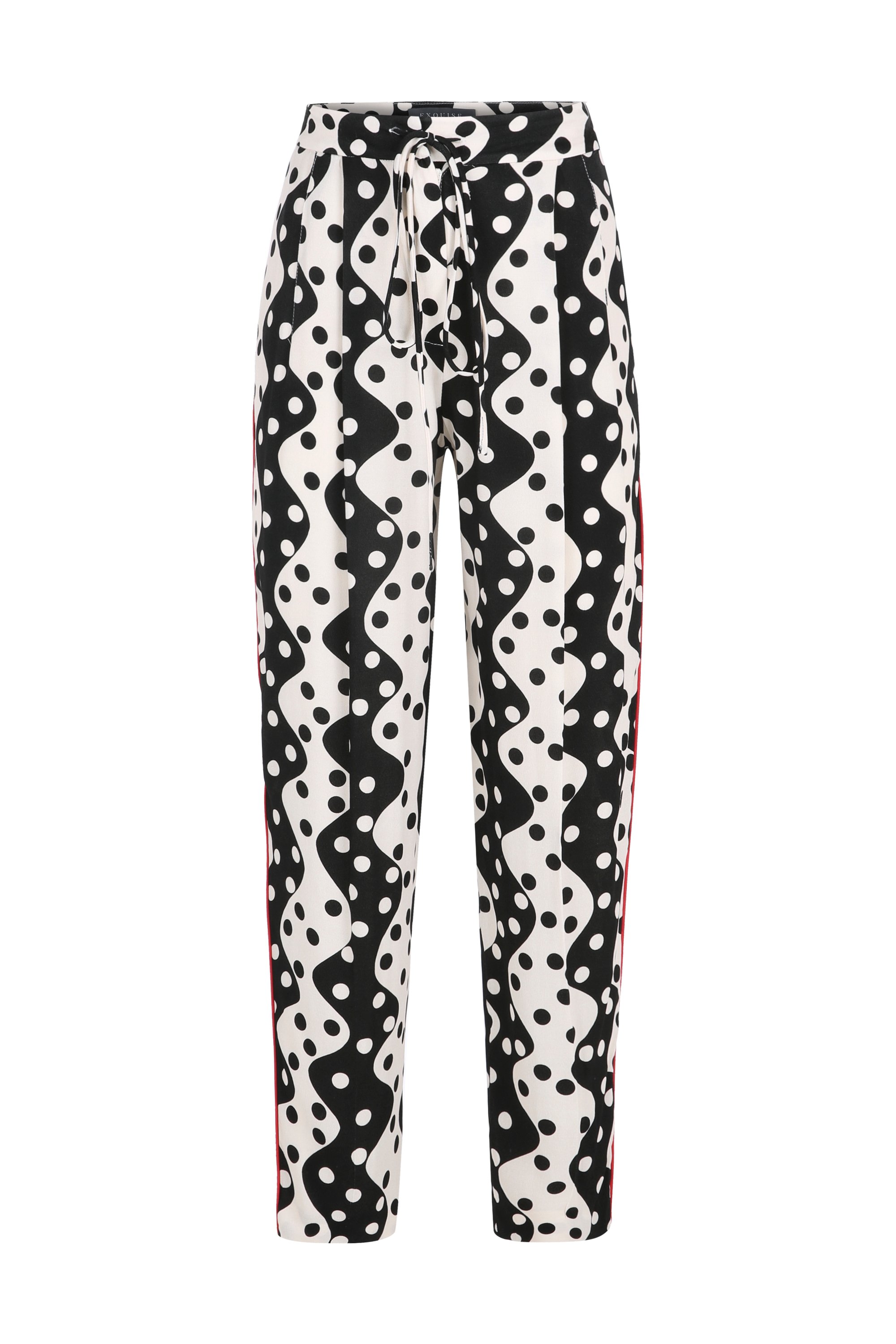 Black and White Patterned Pants