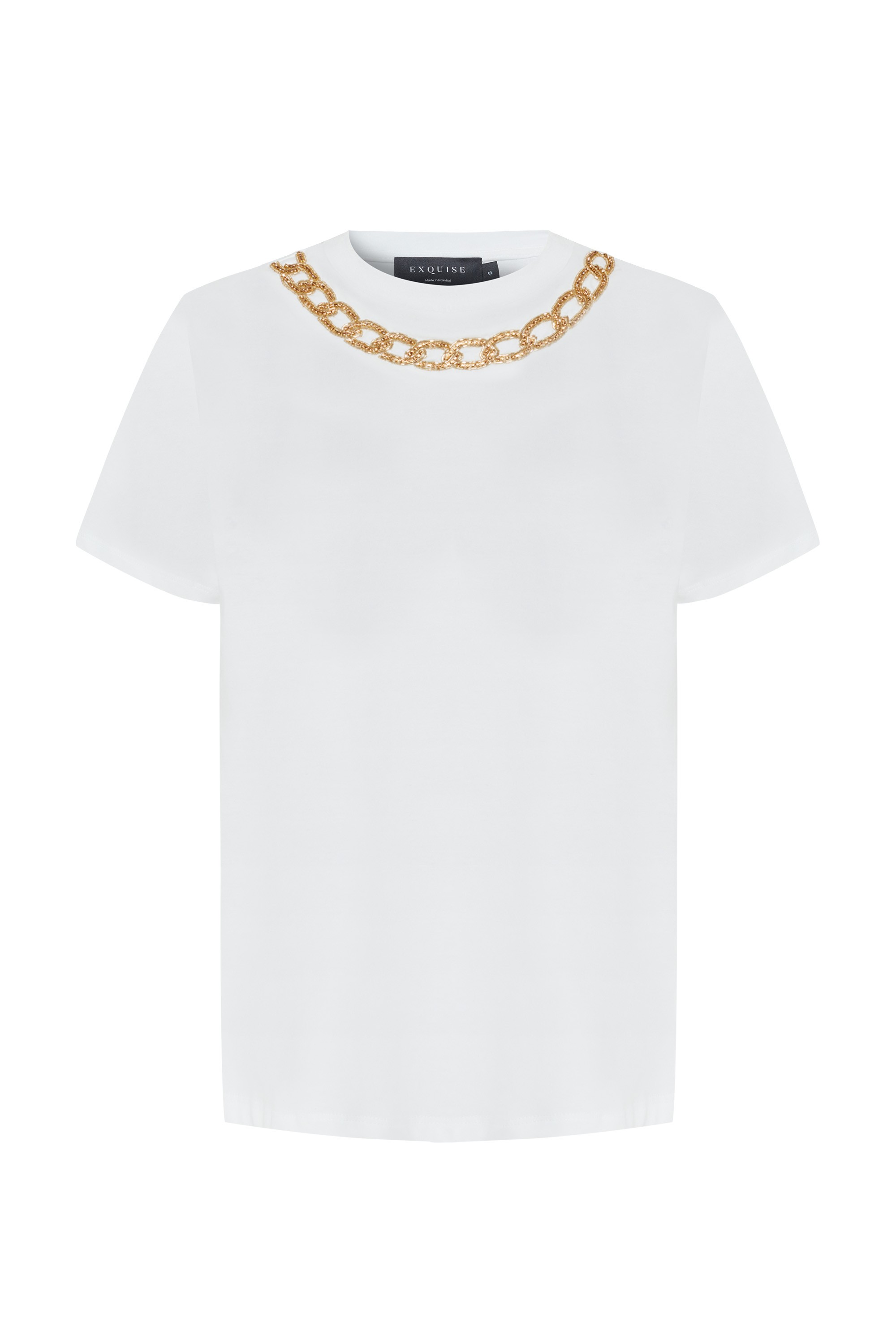 Relaxed Glam Embellished Tee