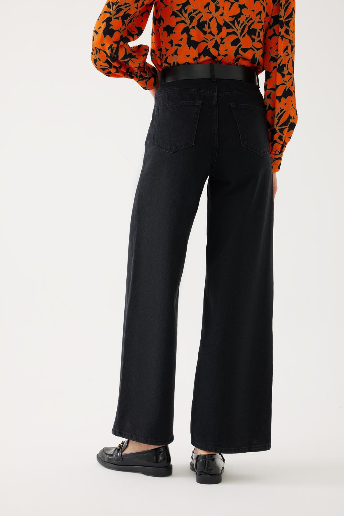 High Waist Denim Pants