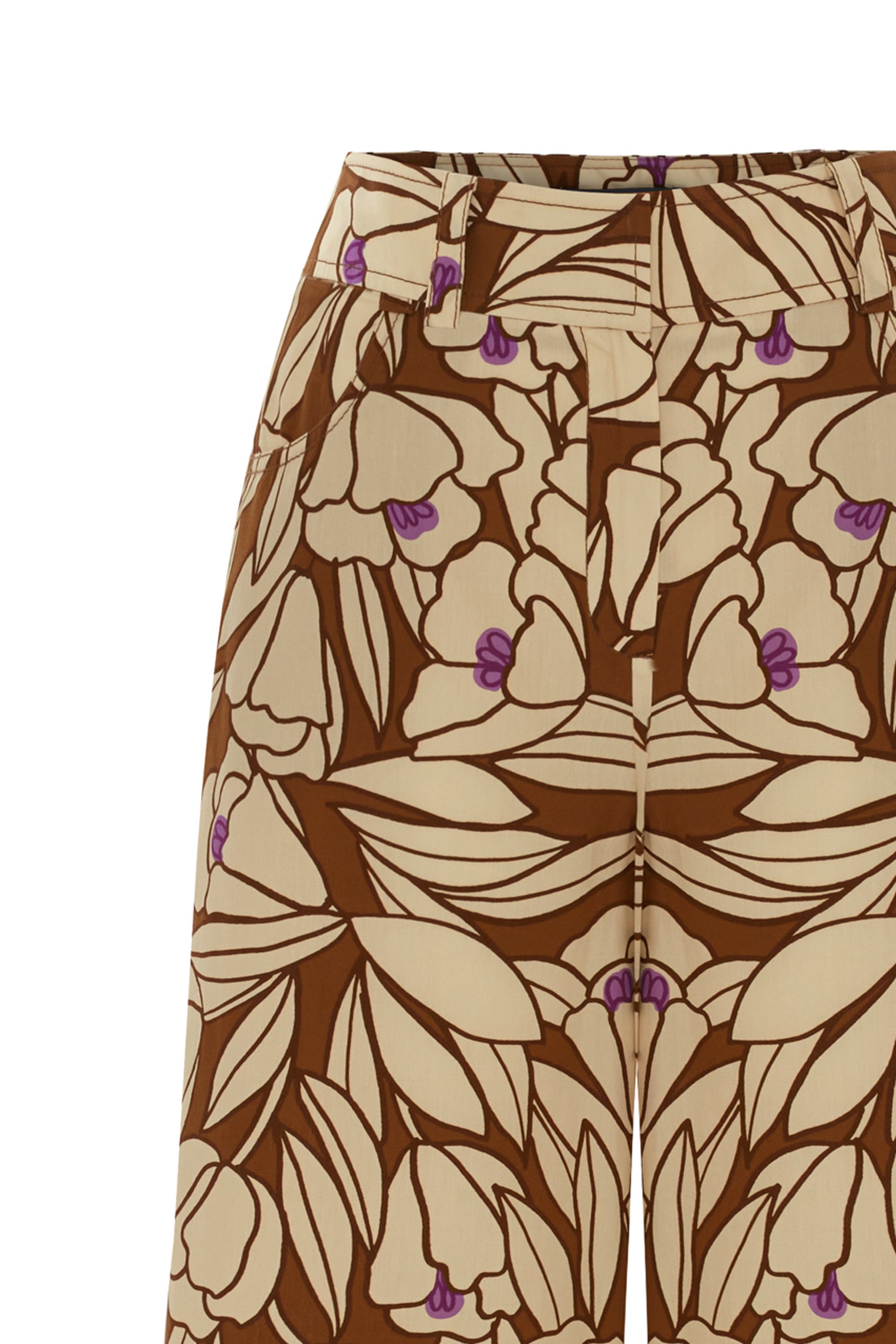 Flower Patterned Trousers