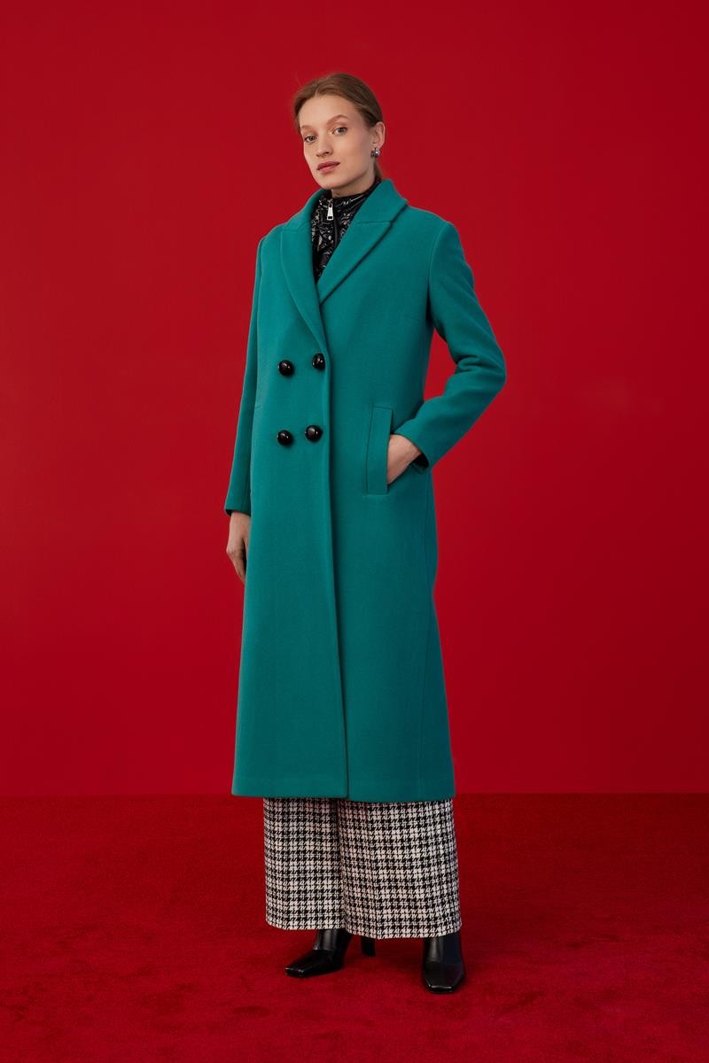 Woolen Midi Coat