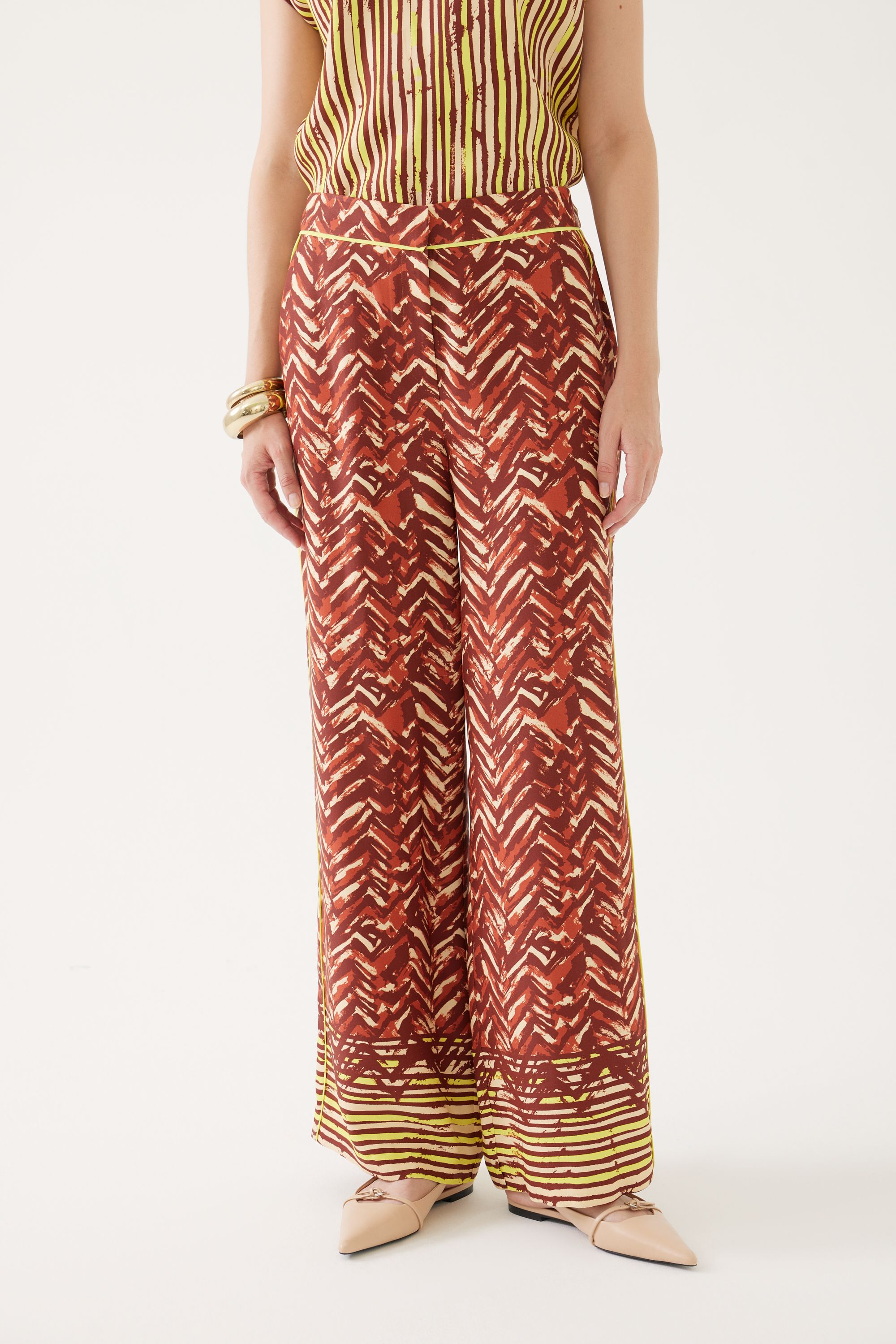 Intricate Patterned Pants