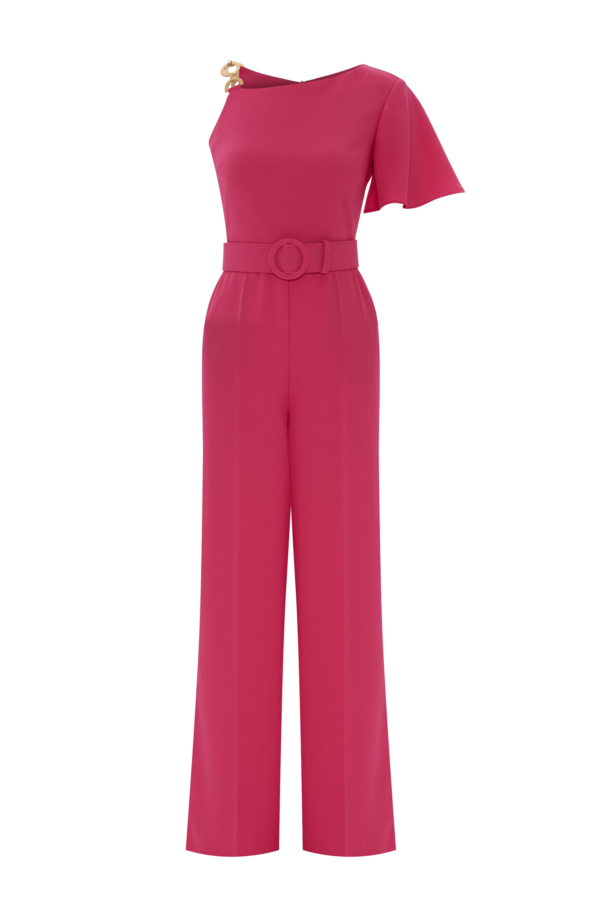 Sleeve Detailed Jumpsuit