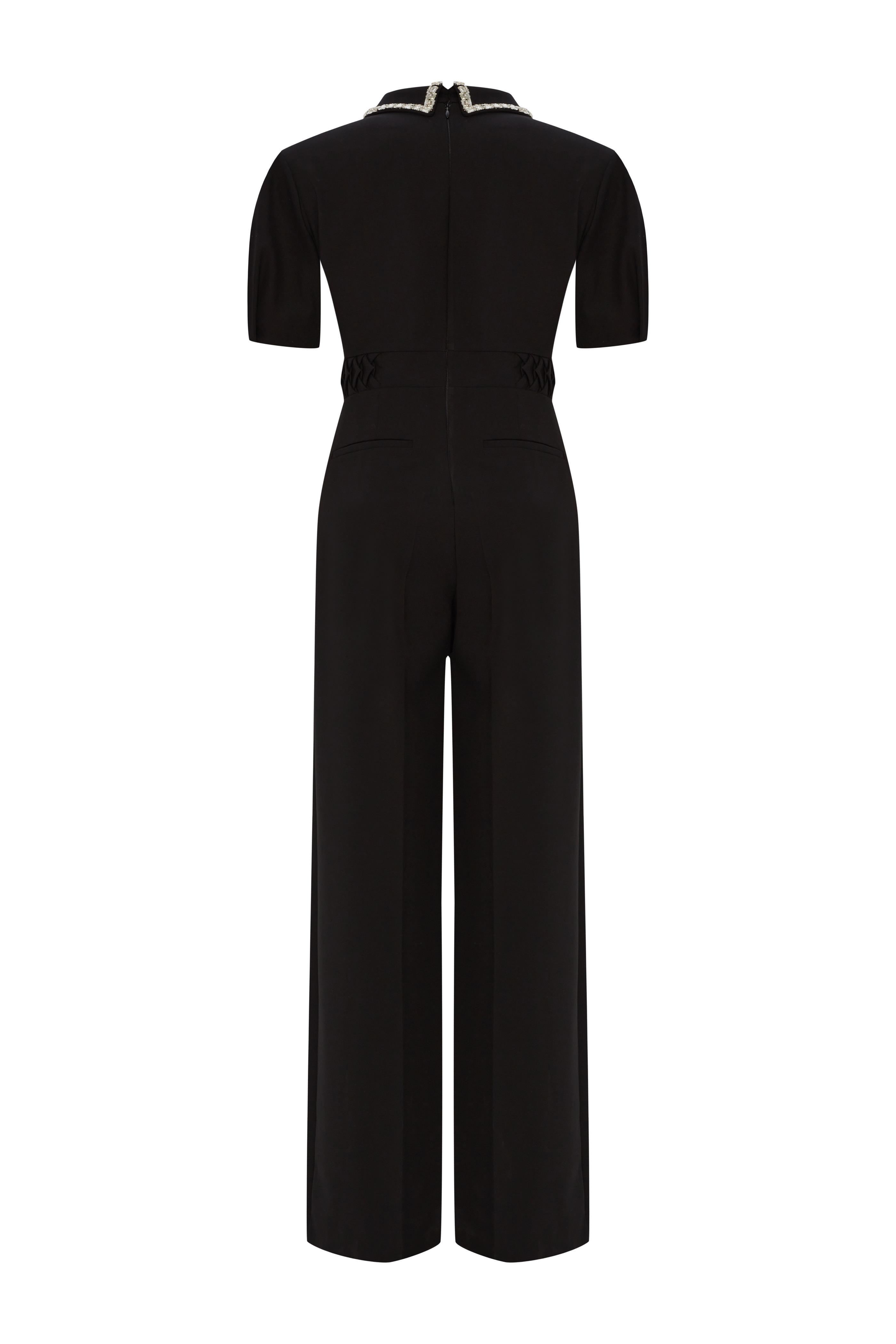 Stone Collar Regular Jumpsuit